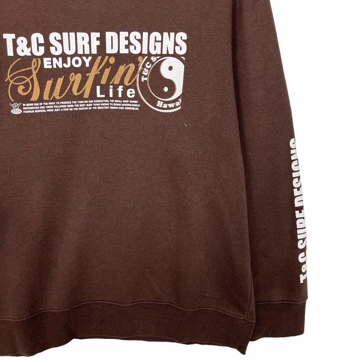 Other 🔥 T&C SURF DESIGNS HAWAII BIG LOGO SWEATSHIRT Size US XL / EU 56 / 4 - 5 Thumbnail