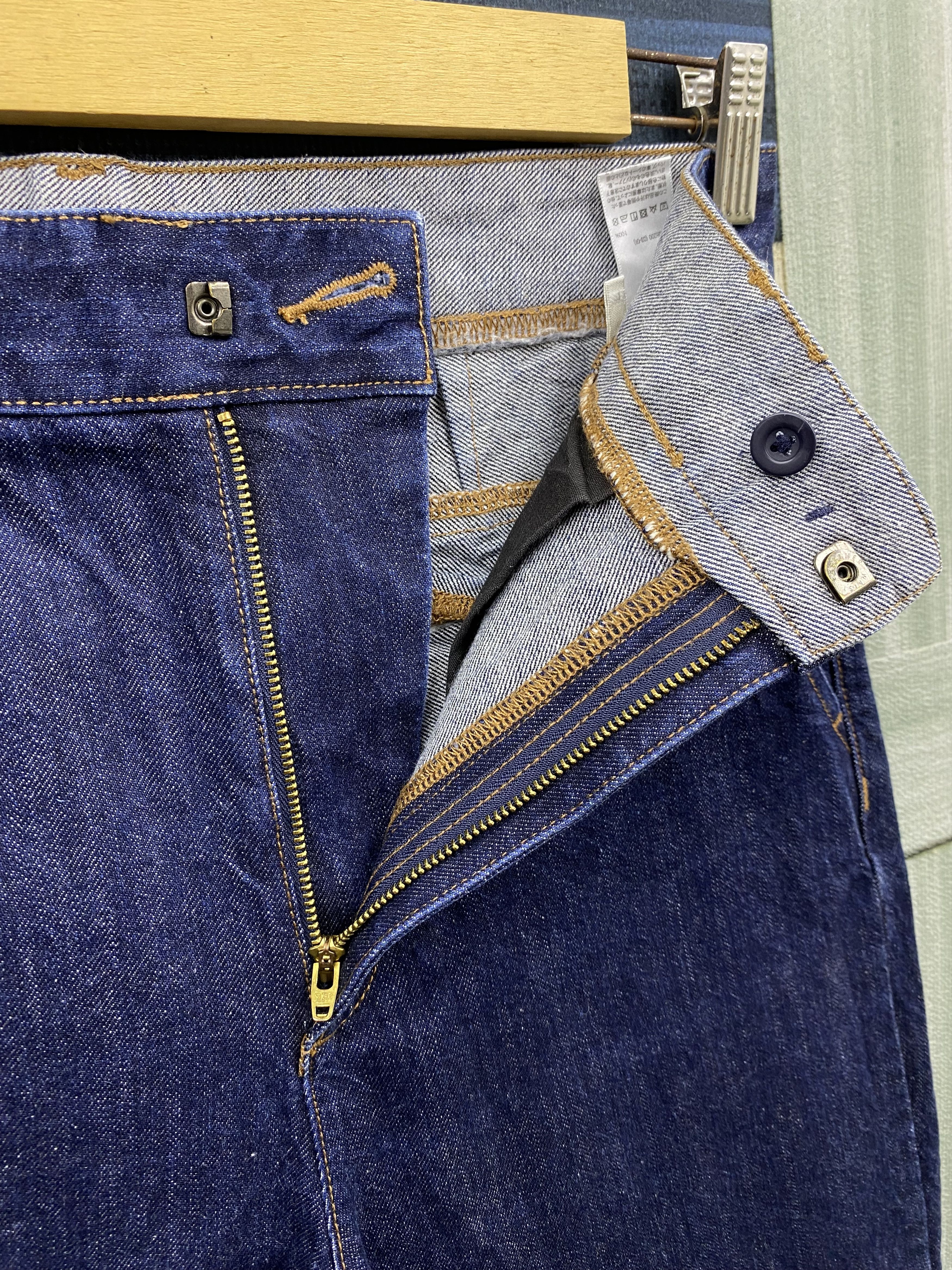 GU × Japanese Brand Japanese Brand GU Wide Baggy Denim Jean Pant Size US 31 - 5 Thumbnail