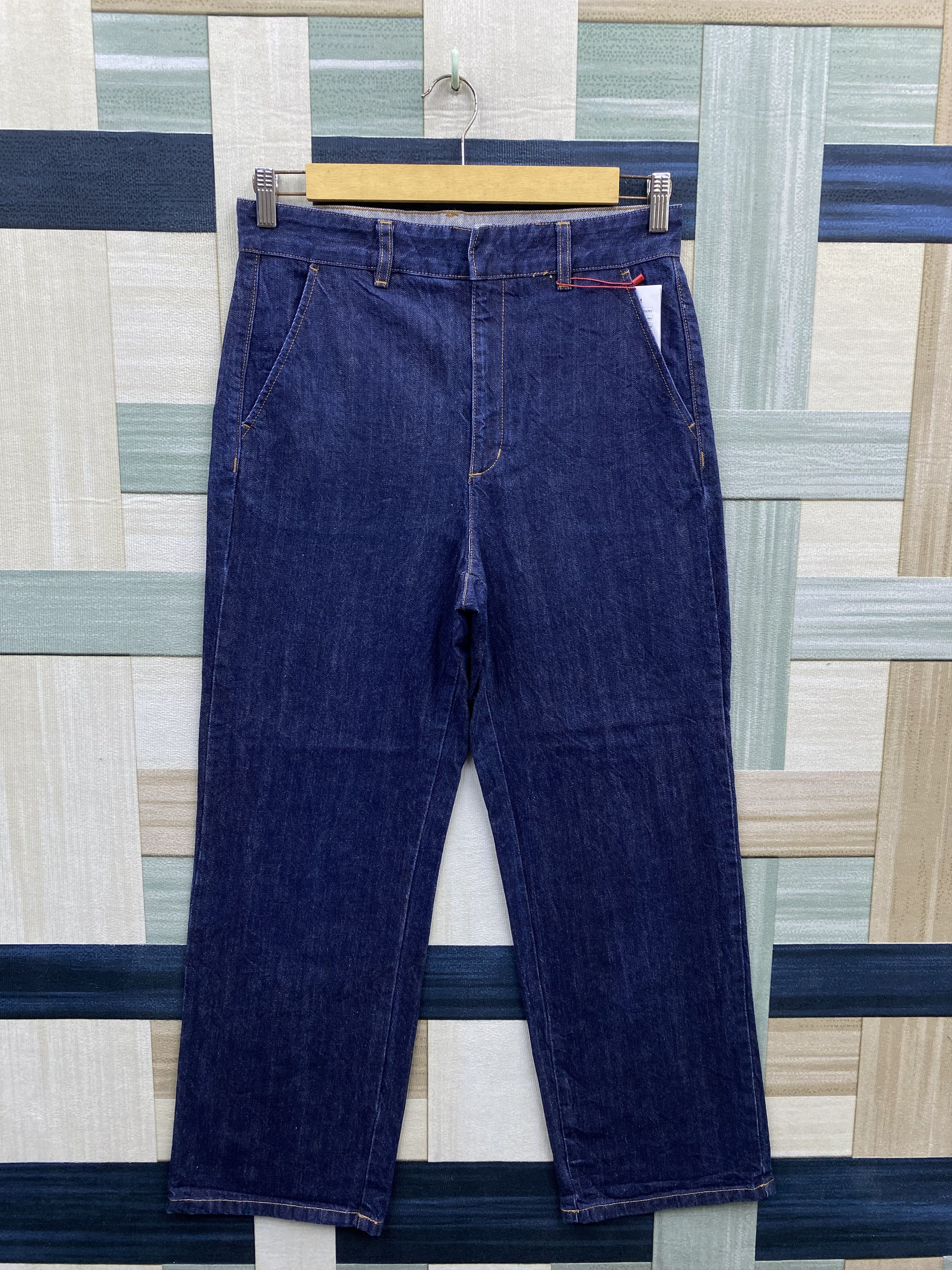 GU × Japanese Brand Japanese Brand GU Wide Baggy Denim Jean Pant Size US 31 - 1 Thumbnail