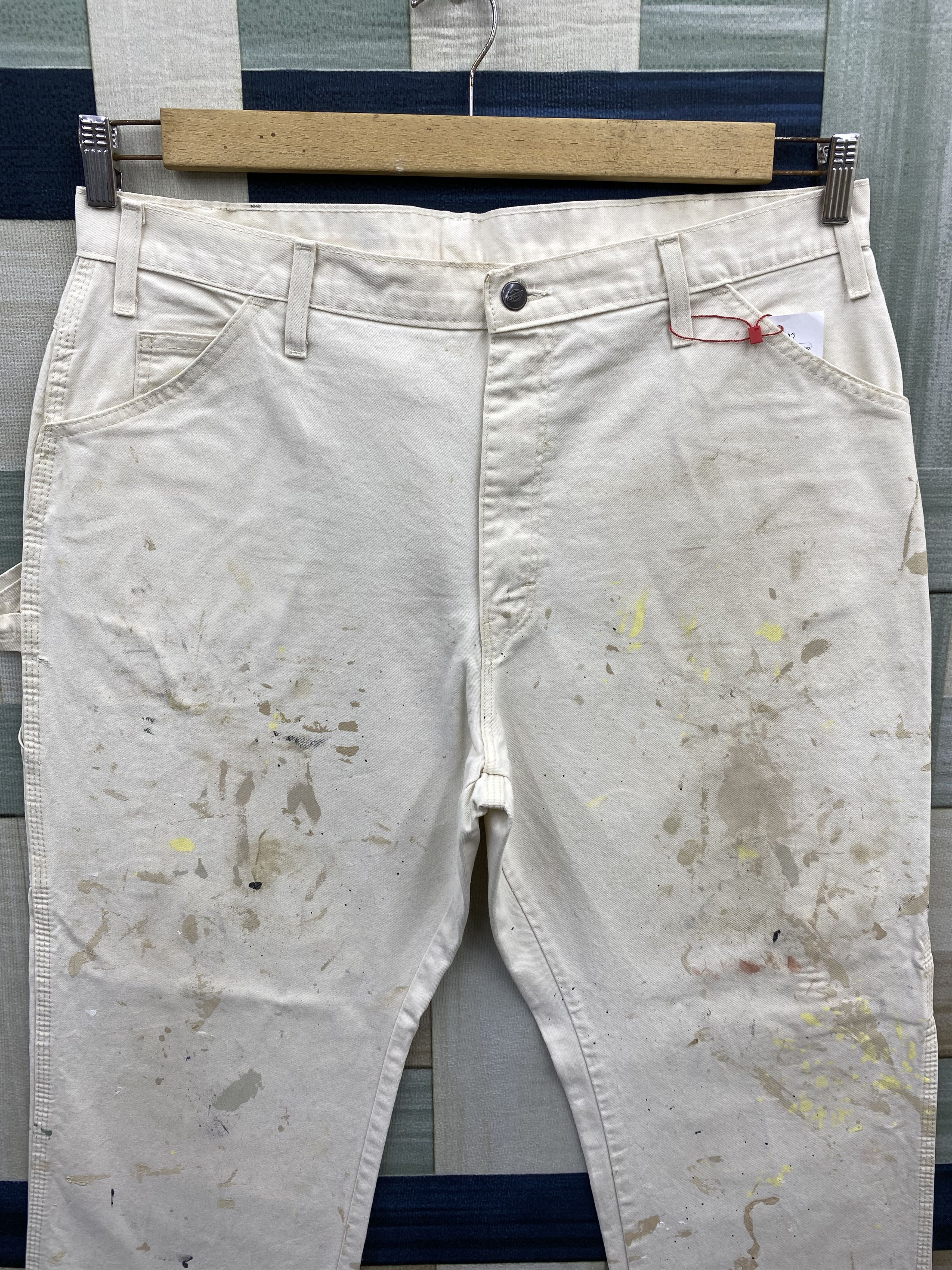 Dickies × Vintage Vintage Y2K Distress Dickies Paint Splatter Pant Size US 38 / EU 54 - 3 Thumbnail