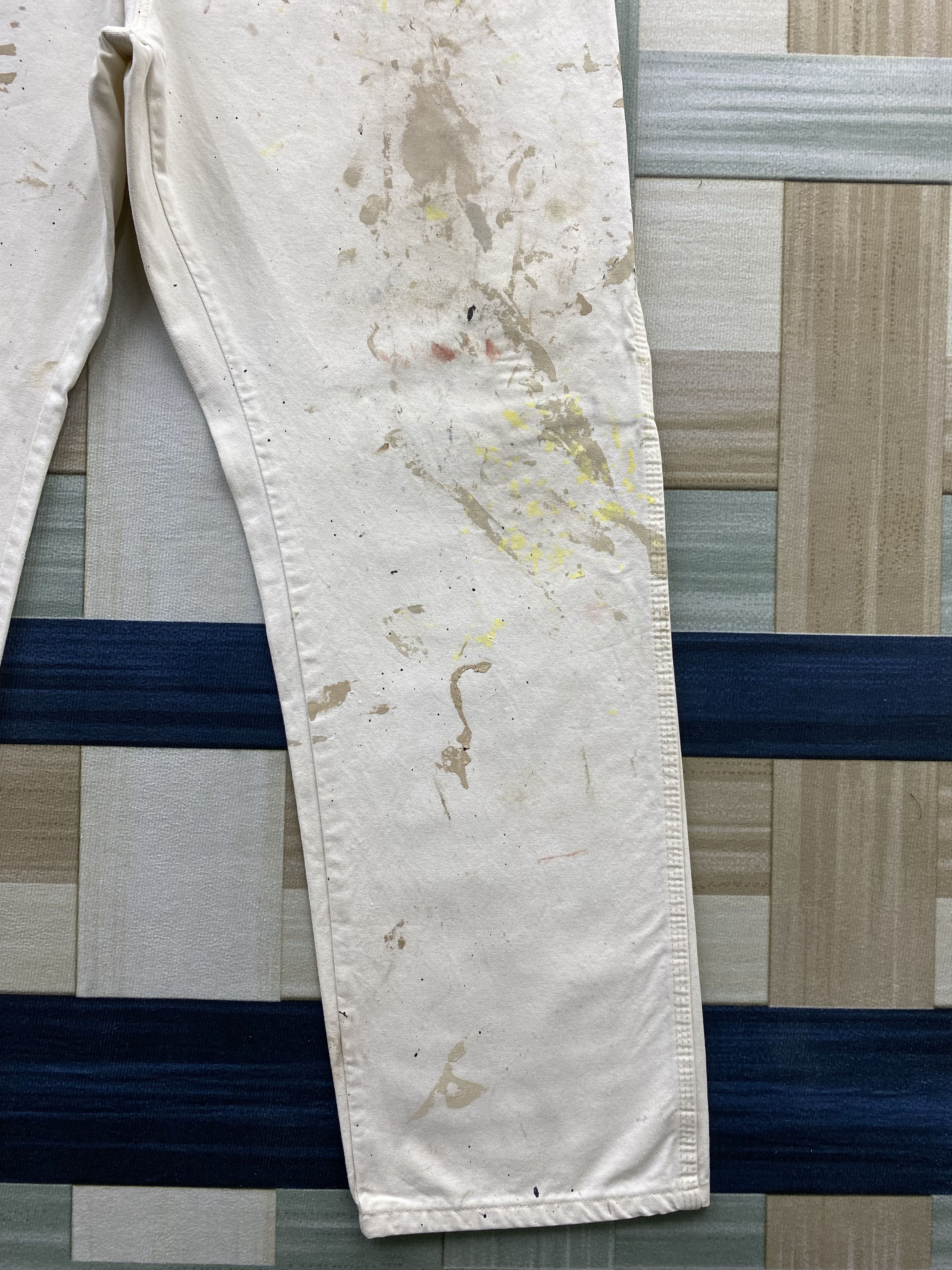 Dickies × Vintage Vintage Y2K Distress Dickies Paint Splatter Pant Size US 38 / EU 54 - 9 Thumbnail