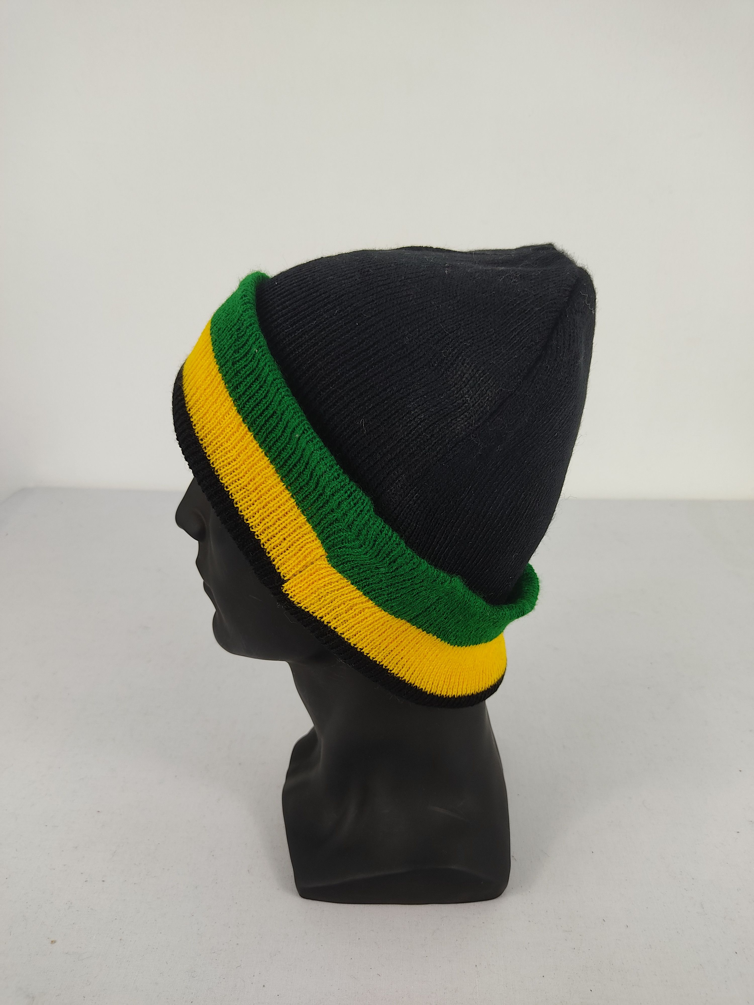 Japanese Brand × Vintage Japanese Brand Rasta Beanie / Snow Hat / Snow Cap Size ONE SIZE - 2 Thumbnail