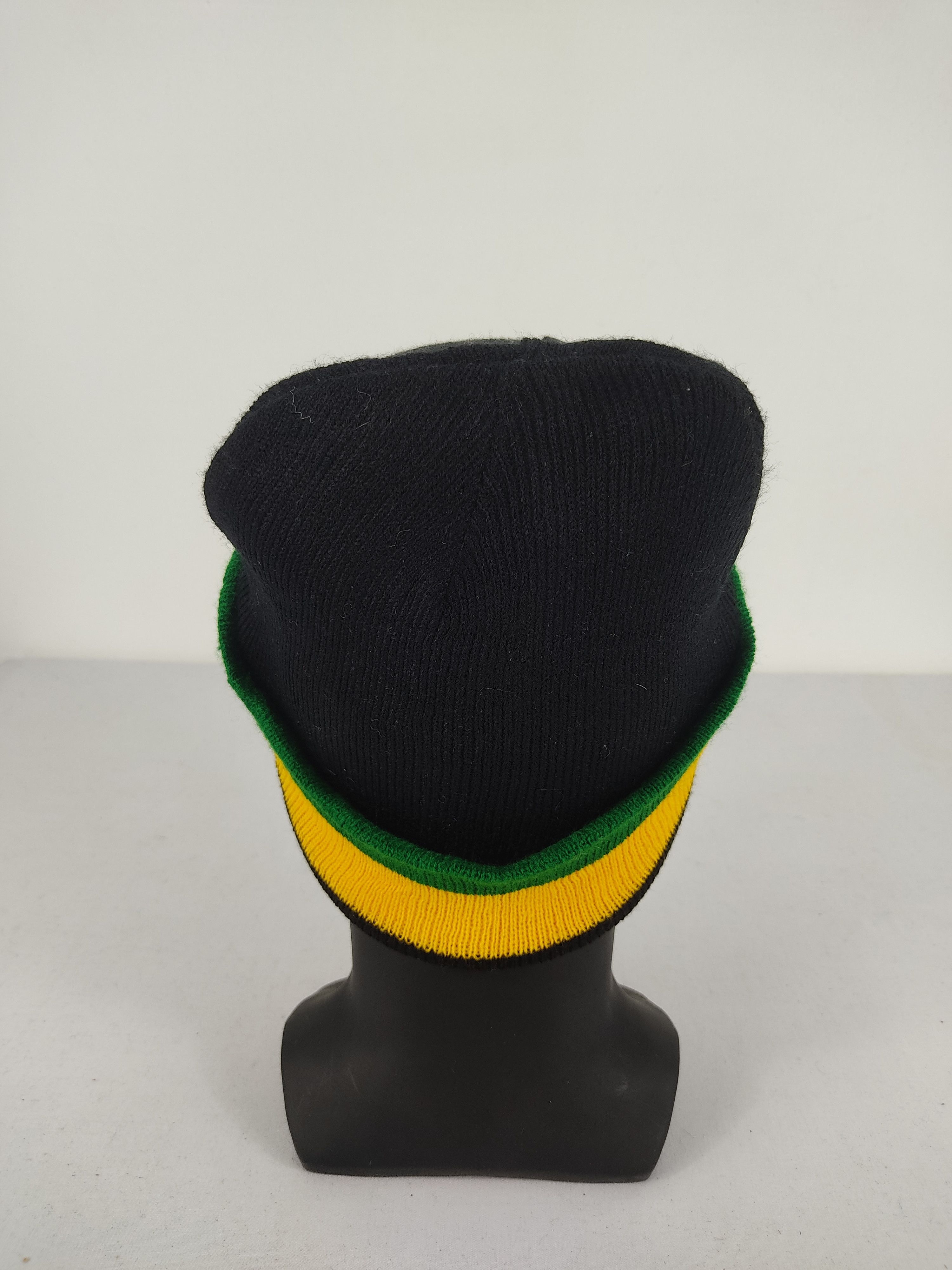 Japanese Brand × Vintage Japanese Brand Rasta Beanie / Snow Hat / Snow Cap Size ONE SIZE - 3 Thumbnail