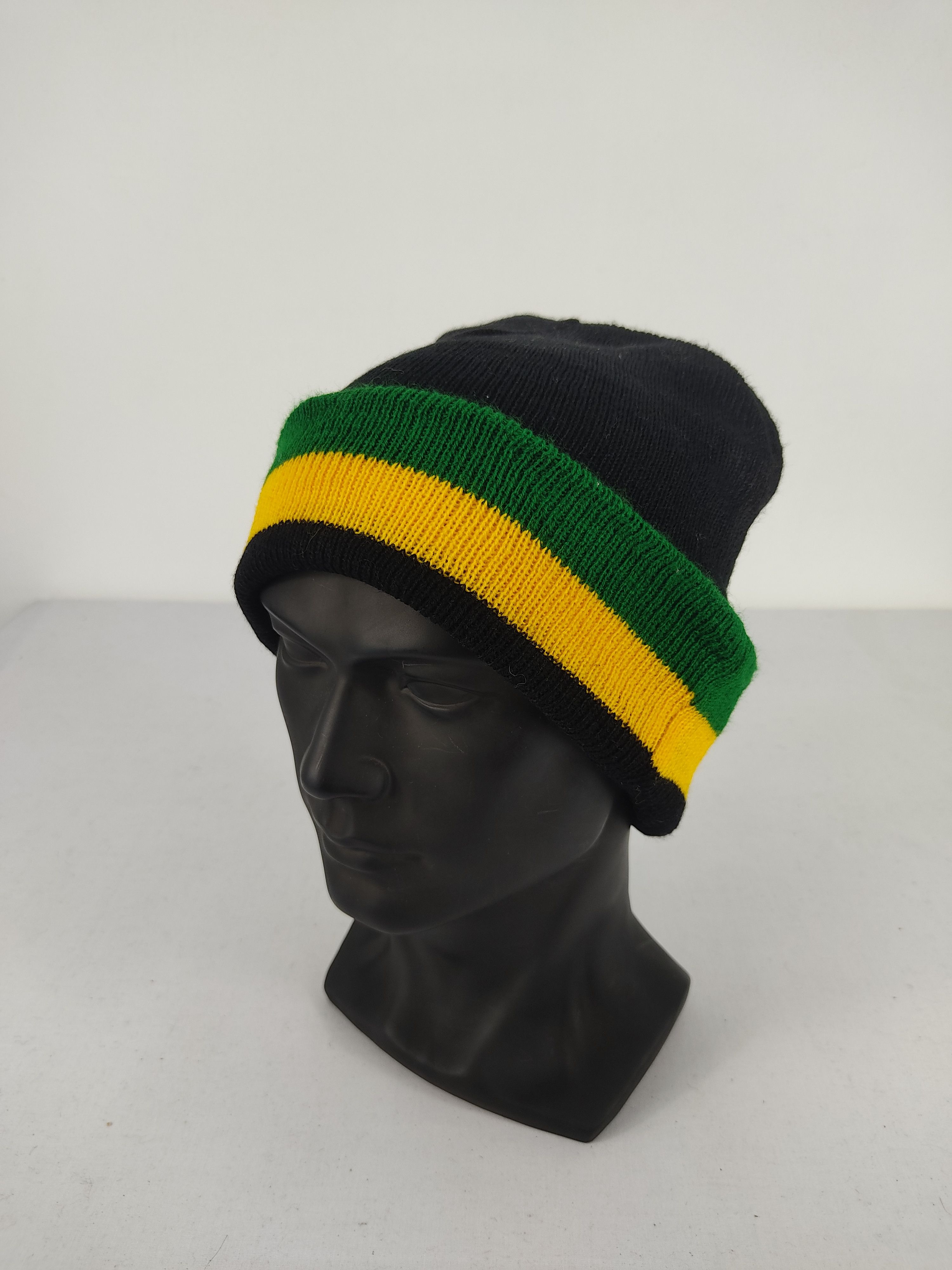 Japanese Brand × Vintage Japanese Brand Rasta Beanie / Snow Hat / Snow Cap Size ONE SIZE - 1 Thumbnail