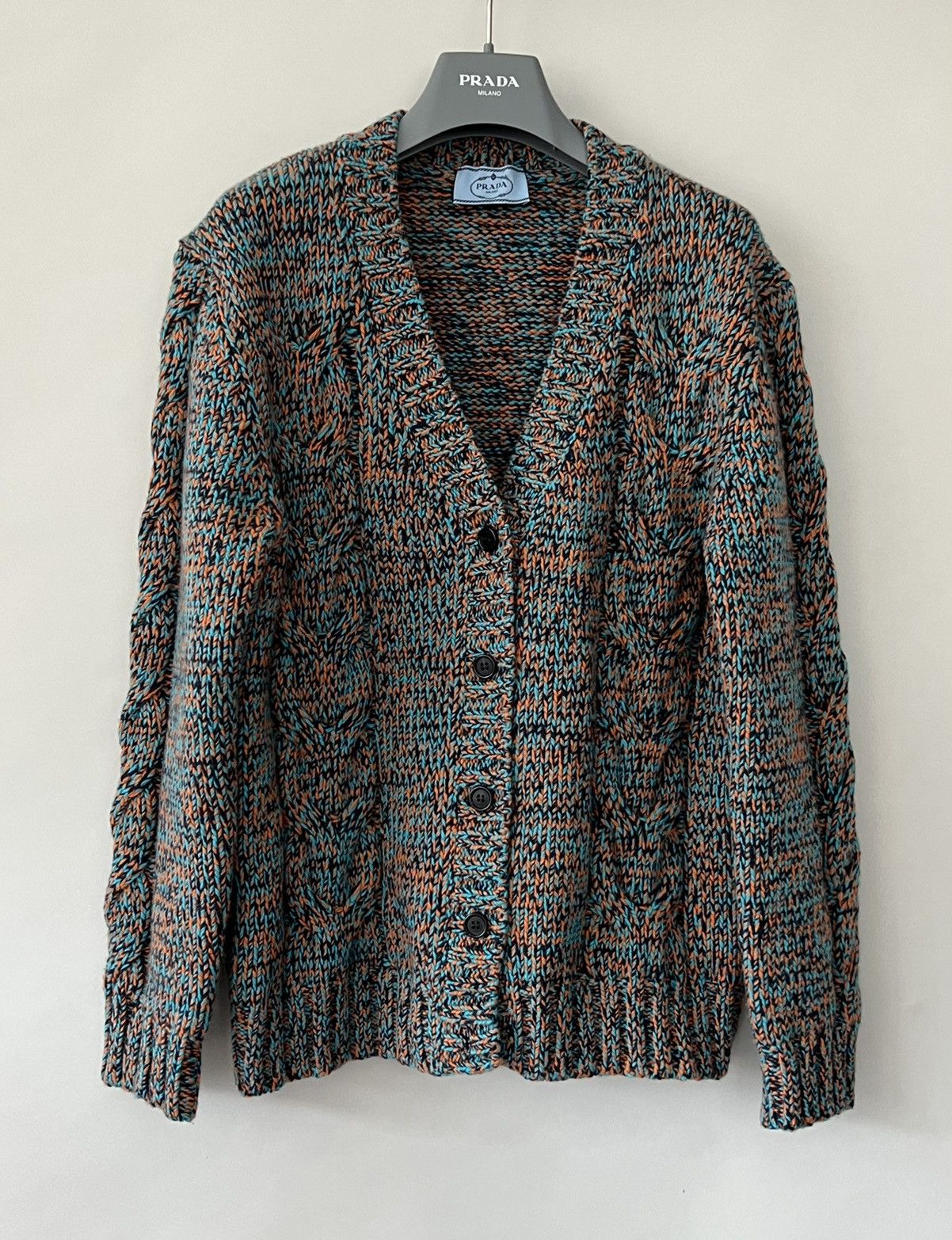 image of Prada Mouline' Cardigan, Men's (Size Small)