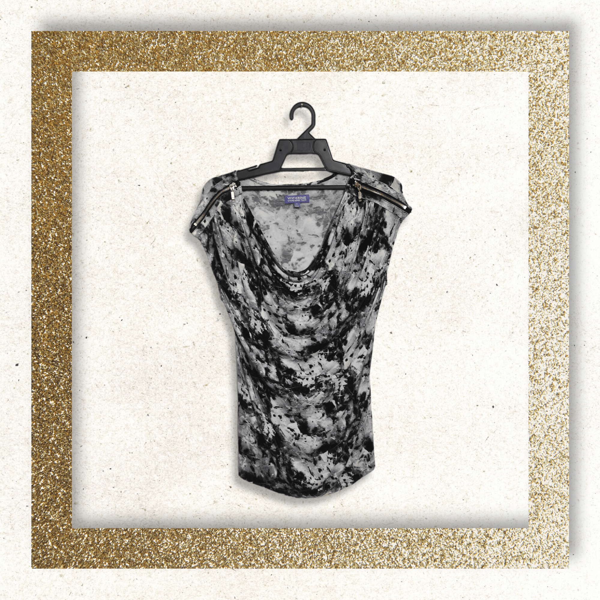 Vivienne Tam Archive VIVIENNE TAM Abstract print sleeveless shirt Size M / US 6-8 / IT 42-44 - 1 Thumbnail