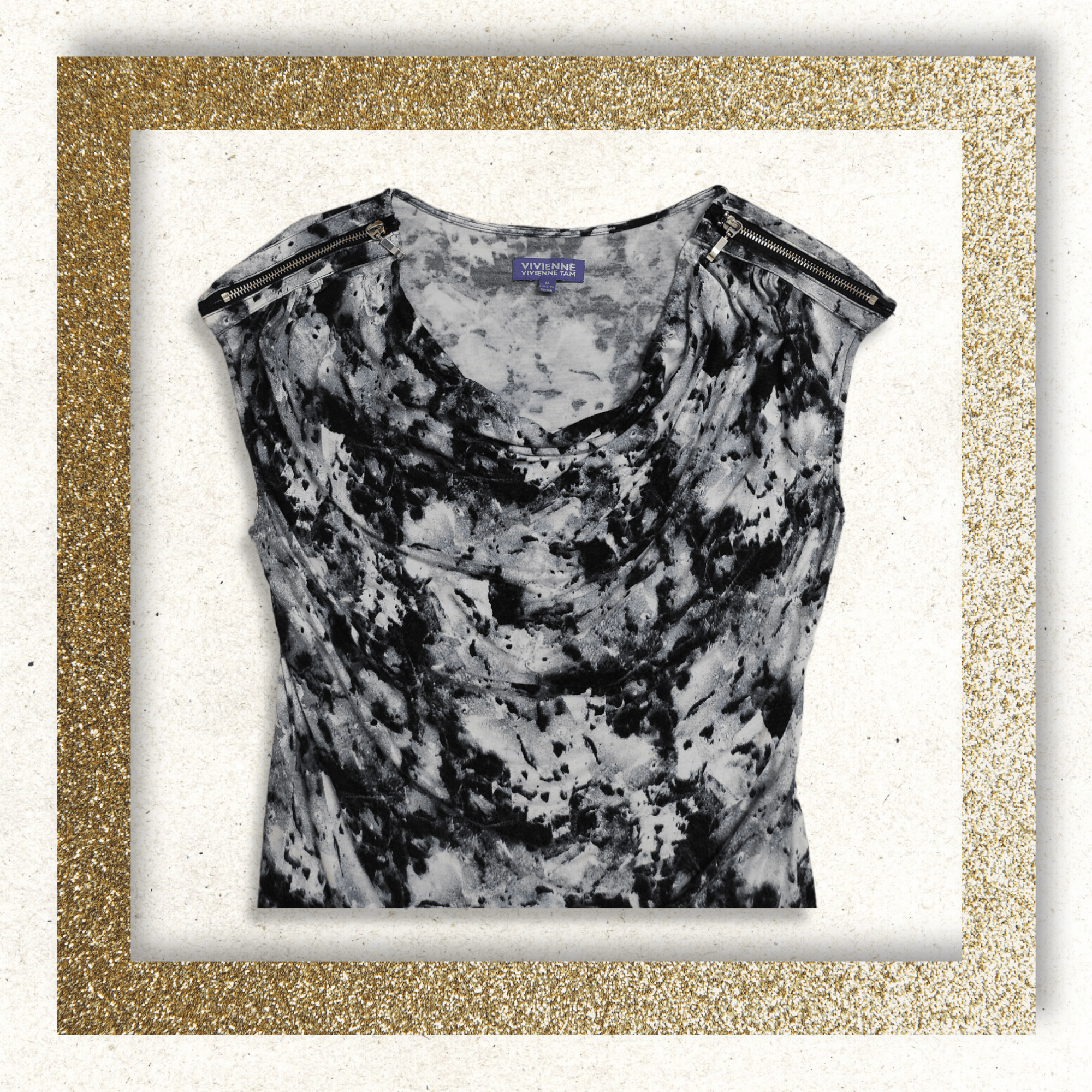 Vivienne Tam Archive VIVIENNE TAM Abstract print sleeveless shirt Size M / US 6-8 / IT 42-44 - 11 Thumbnail