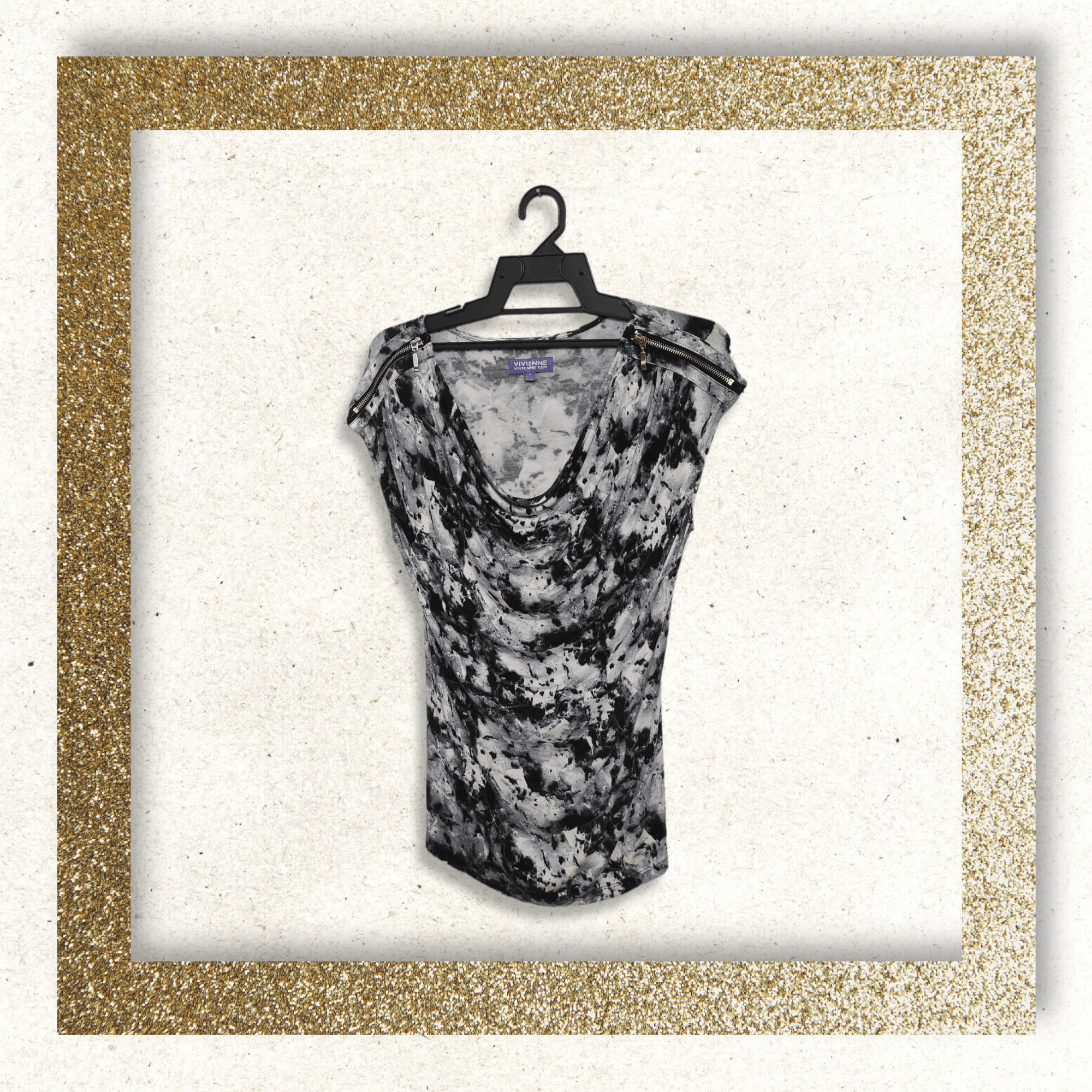 Vivienne Tam Archive VIVIENNE TAM Abstract print sleeveless shirt Size M / US 6-8 / IT 42-44 - 12 Thumbnail