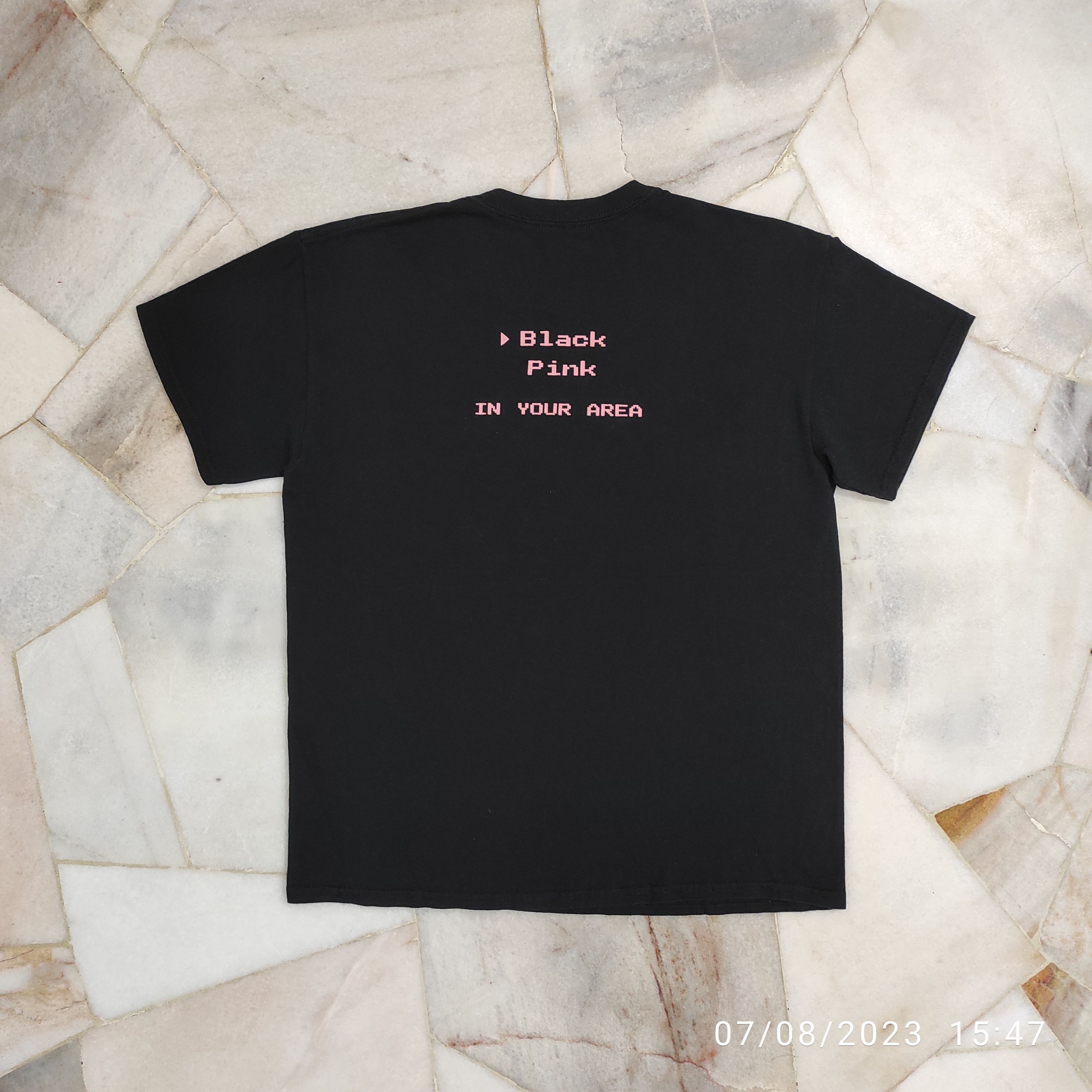 Band Tees 2017 BLACKPINK Neon Logo "in your are" single Promo tee Size US M / EU 48-50 / 2 - 2 Thumbnail