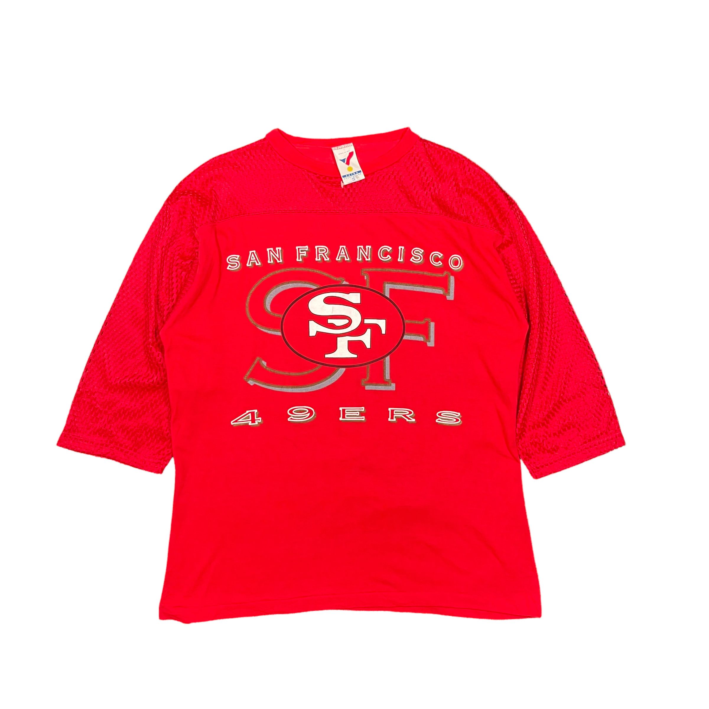 NFL × Vintage Vintage 49ers San Francisco Mesh Hip Hop NFL Shirt Size US L / EU 52-54 / 3 - 1 Thumbnail