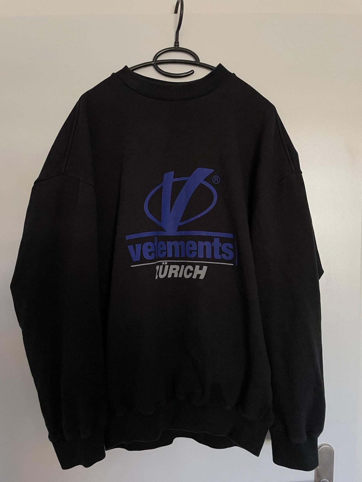 Vetements Vetements Black Zurich Sweatshirt | Grailed