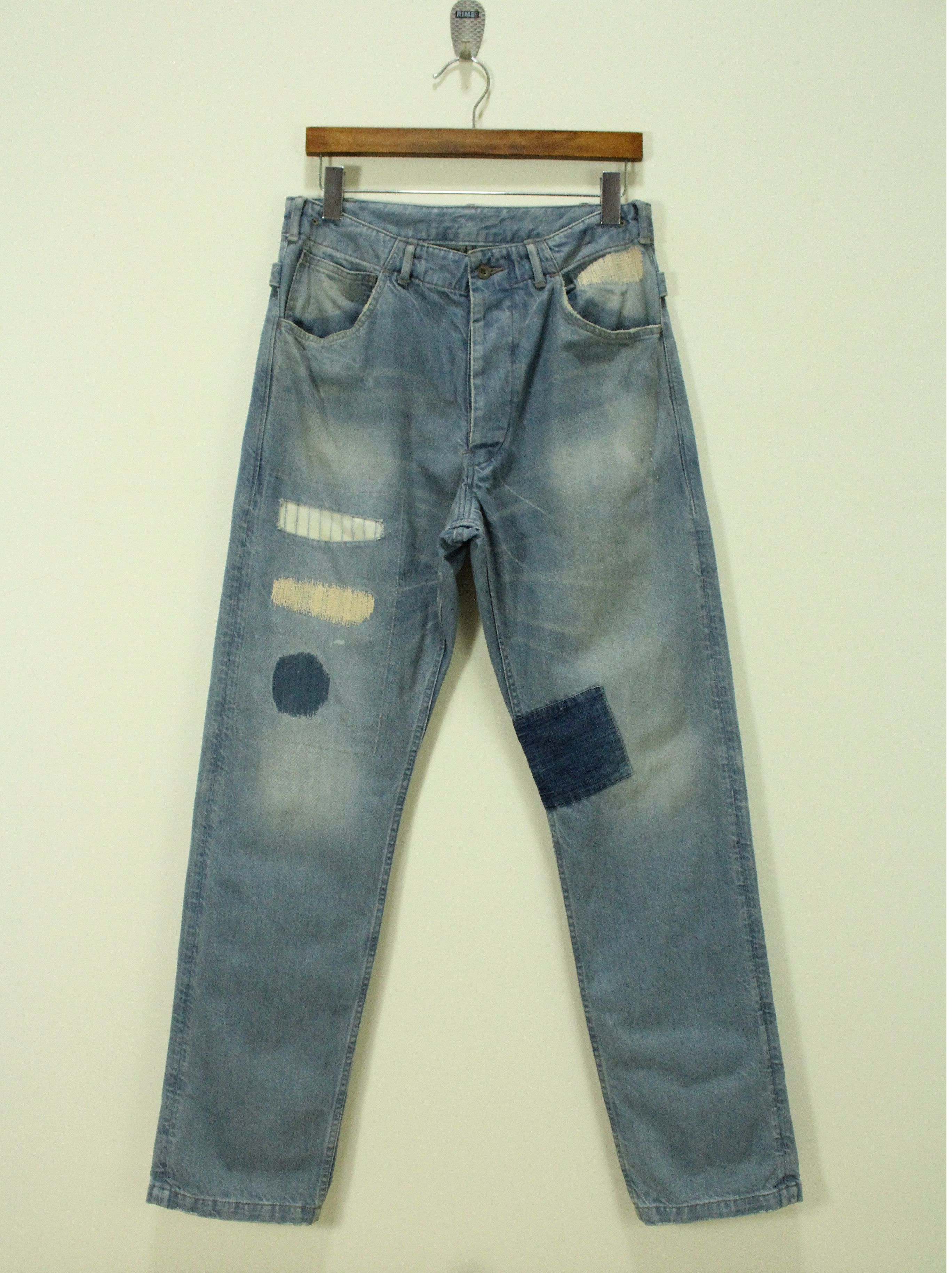 Nirvana SPELL BOUND Denim Selvedge Grunge Inspired Visvim Kapitall Size US 30 / EU 46 - 1 Thumbnail