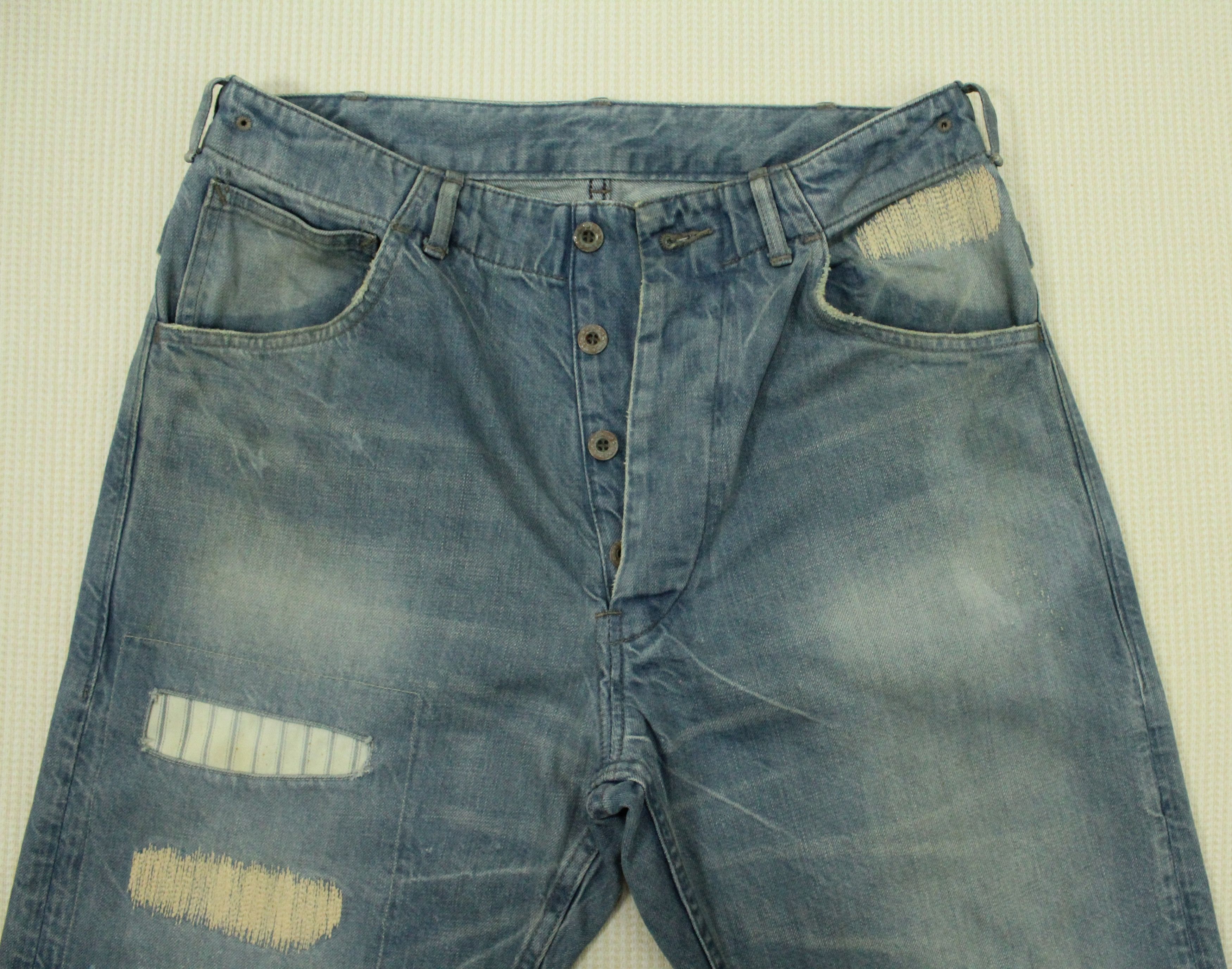 Nirvana SPELL BOUND Denim Selvedge Grunge Inspired Visvim Kapitall Size US 30 / EU 46 - 3 Thumbnail