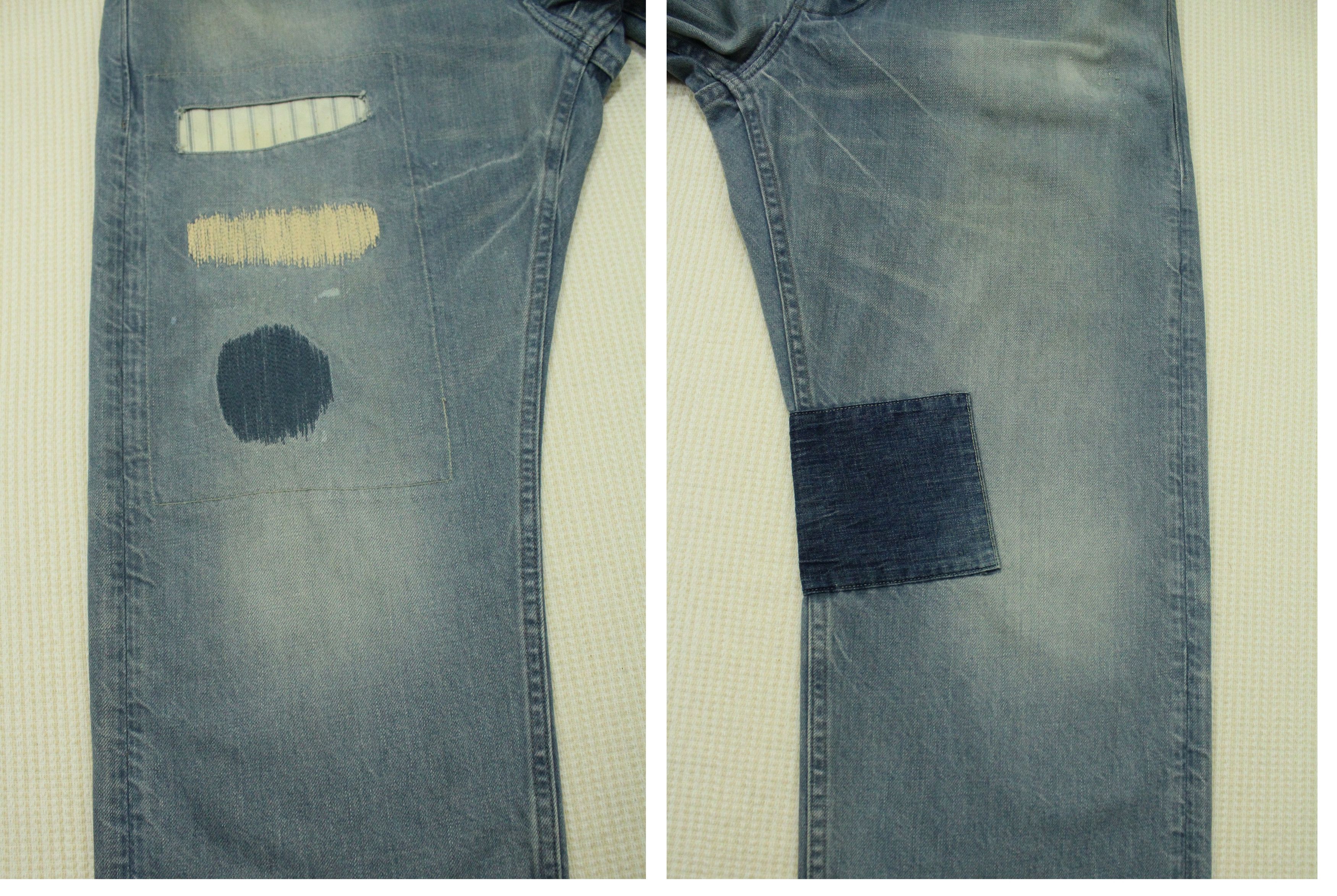 Nirvana SPELL BOUND Denim Selvedge Grunge Inspired Visvim Kapitall Size US 30 / EU 46 - 4 Thumbnail