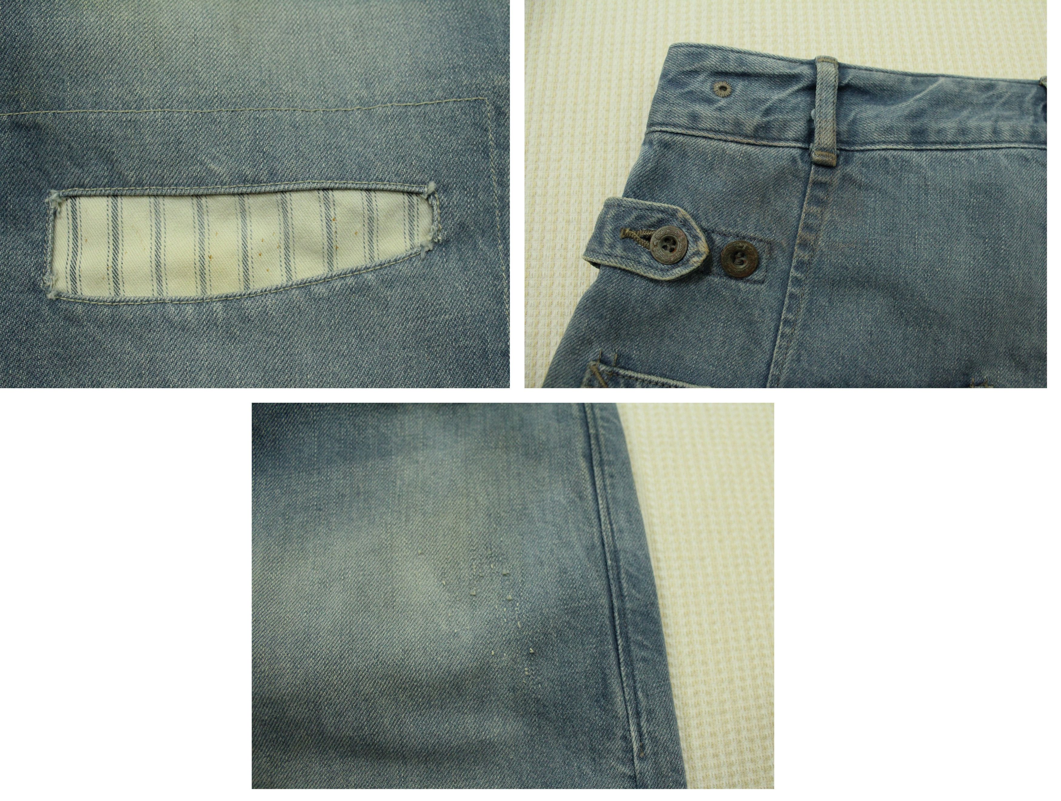 Nirvana SPELL BOUND Denim Selvedge Grunge Inspired Visvim Kapitall Size US 30 / EU 46 - 9 Thumbnail