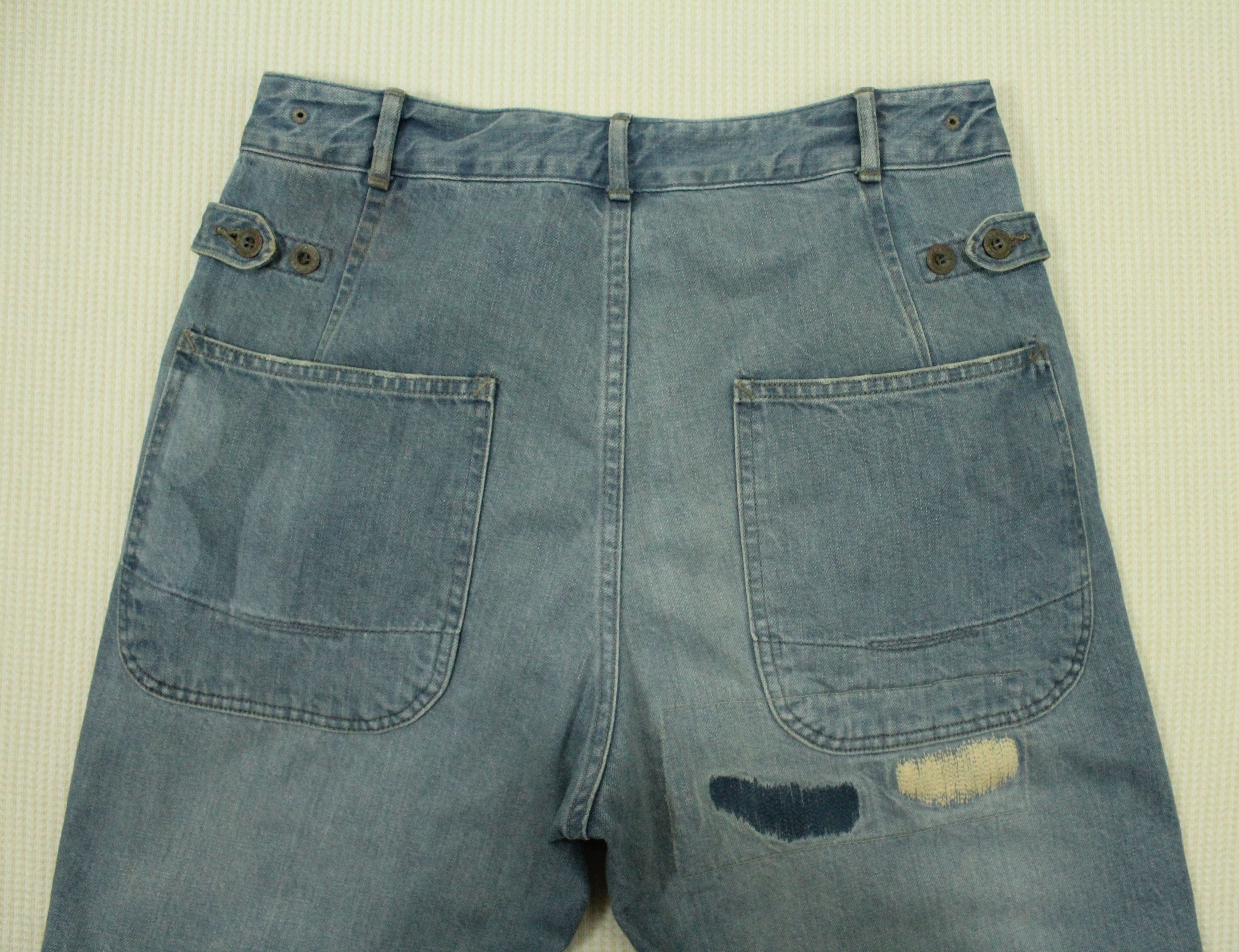Nirvana SPELL BOUND Denim Selvedge Grunge Inspired Visvim Kapitall Size US 30 / EU 46 - 5 Thumbnail