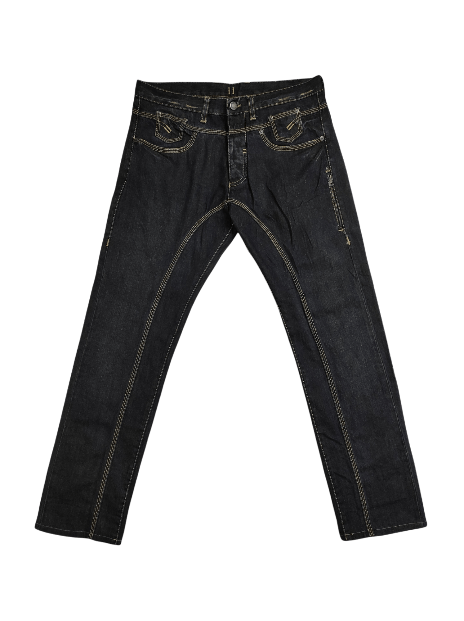 Neil Barrett Archive NEIL BARRETT INDIGO Denim pants Size US 32 / EU 48 - 1 Thumbnail