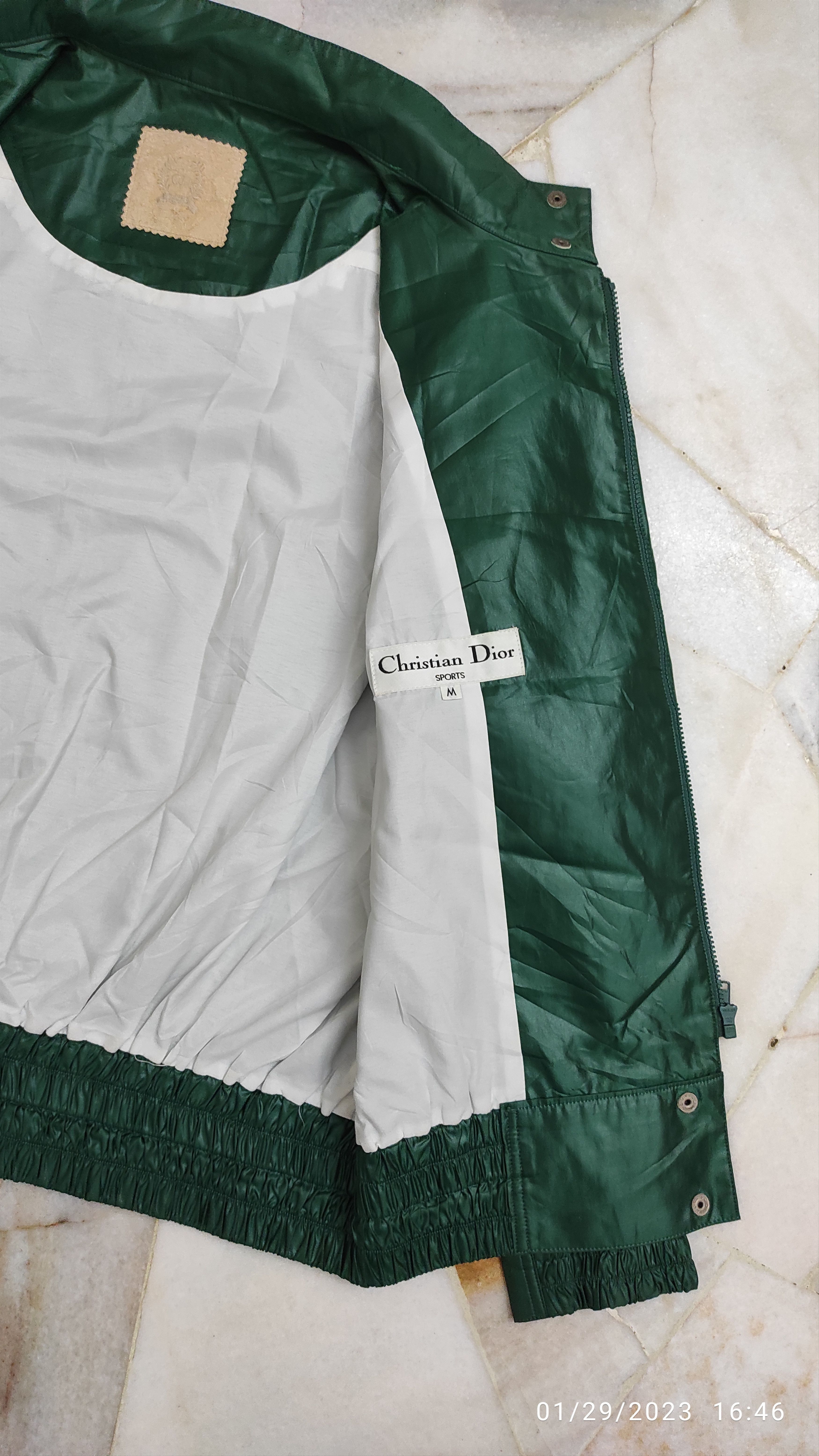 Christian Dior Monsieur Archive CHRISTIAN DIOR Raglan Bomber Racing Jacket Size US S / EU 44-46 / 1 - 12 Thumbnail