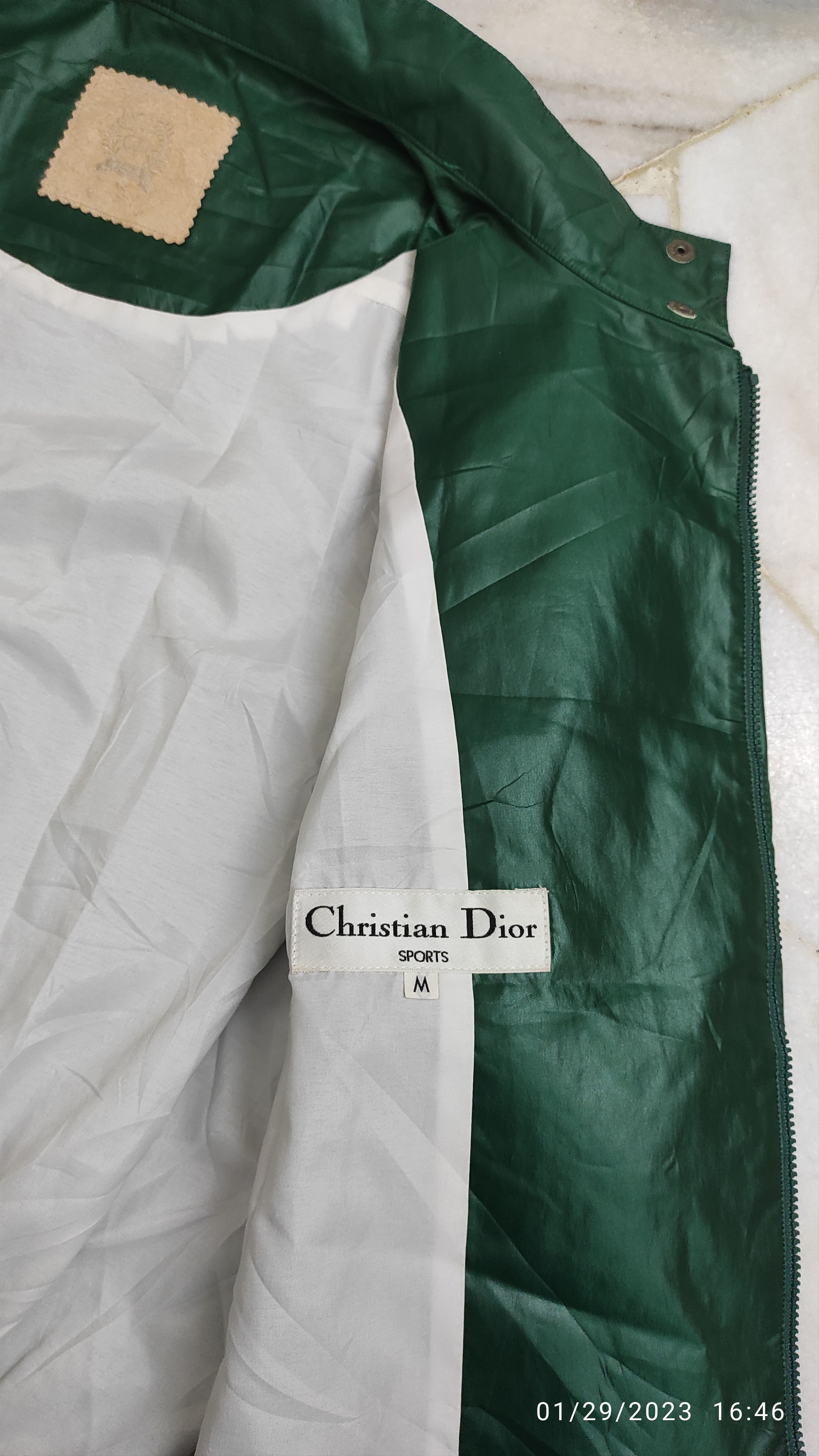 Christian Dior Monsieur Archive CHRISTIAN DIOR Raglan Bomber Racing Jacket Size US S / EU 44-46 / 1 - 7 Thumbnail