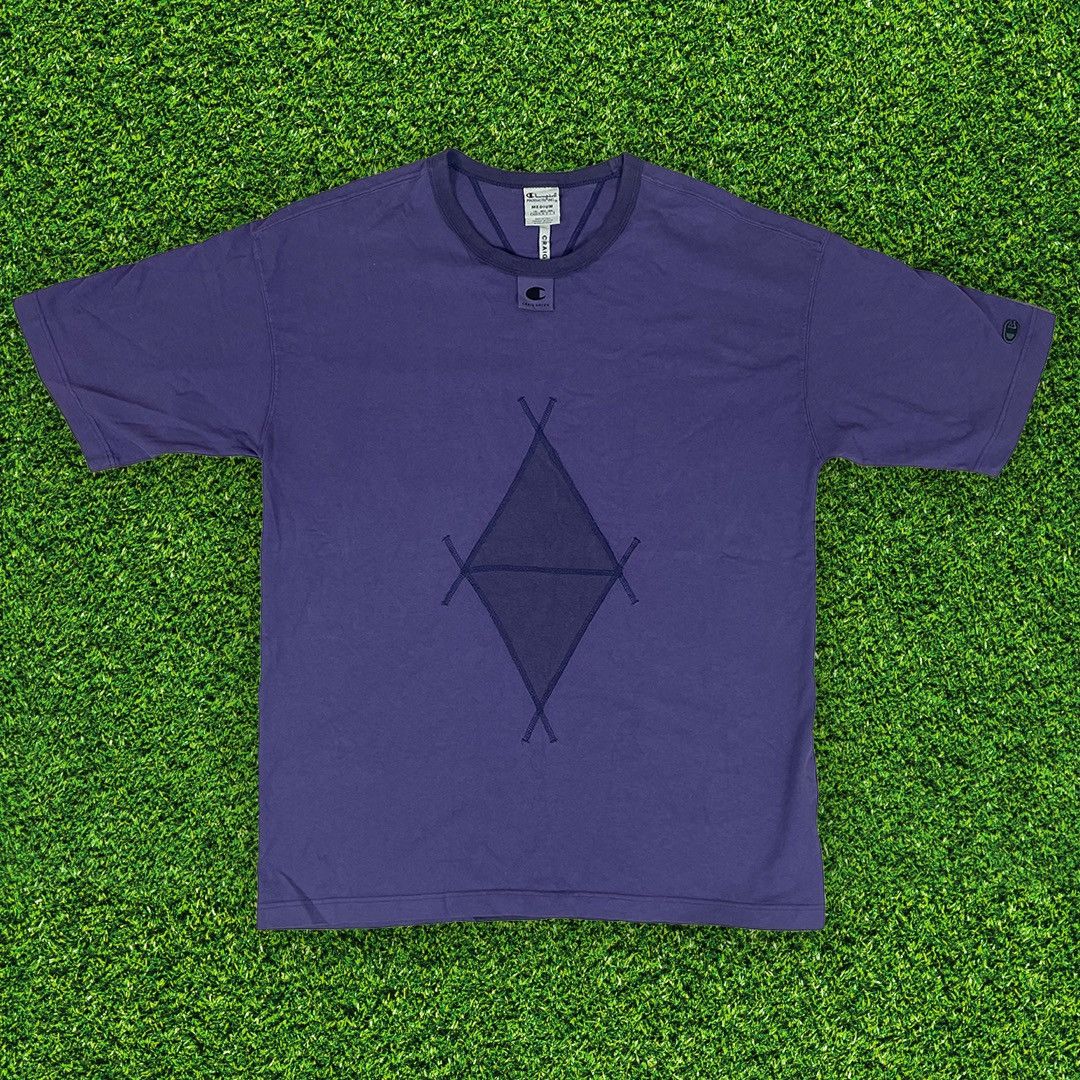 Champion Craig green X Champion dyed purple t shirt. | Grailed