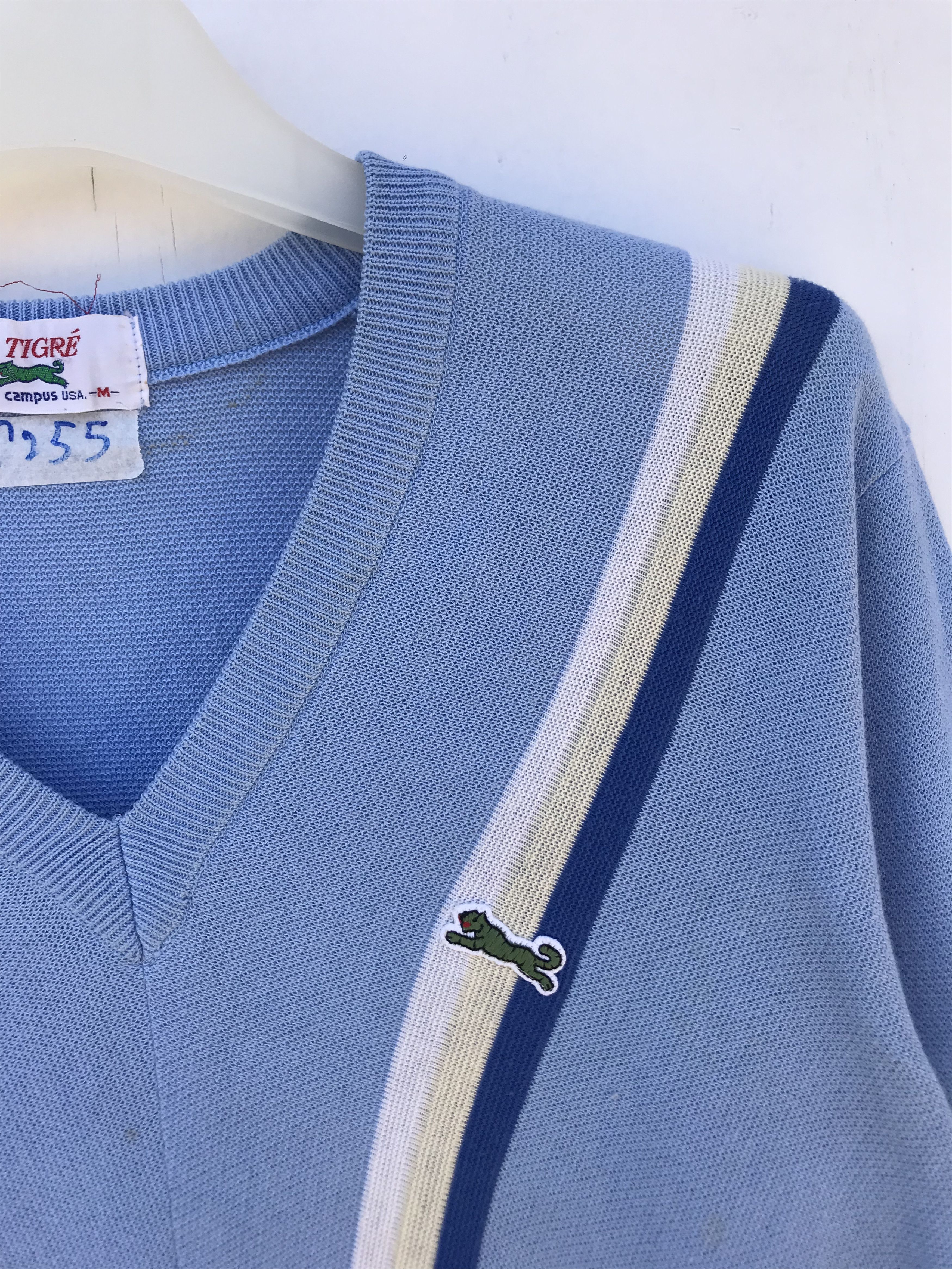 Japanese Brand LE TIGRE VSHAPE V NECK SWEATSHIRT Size US M / EU 48-50 / 2 - 3 Thumbnail