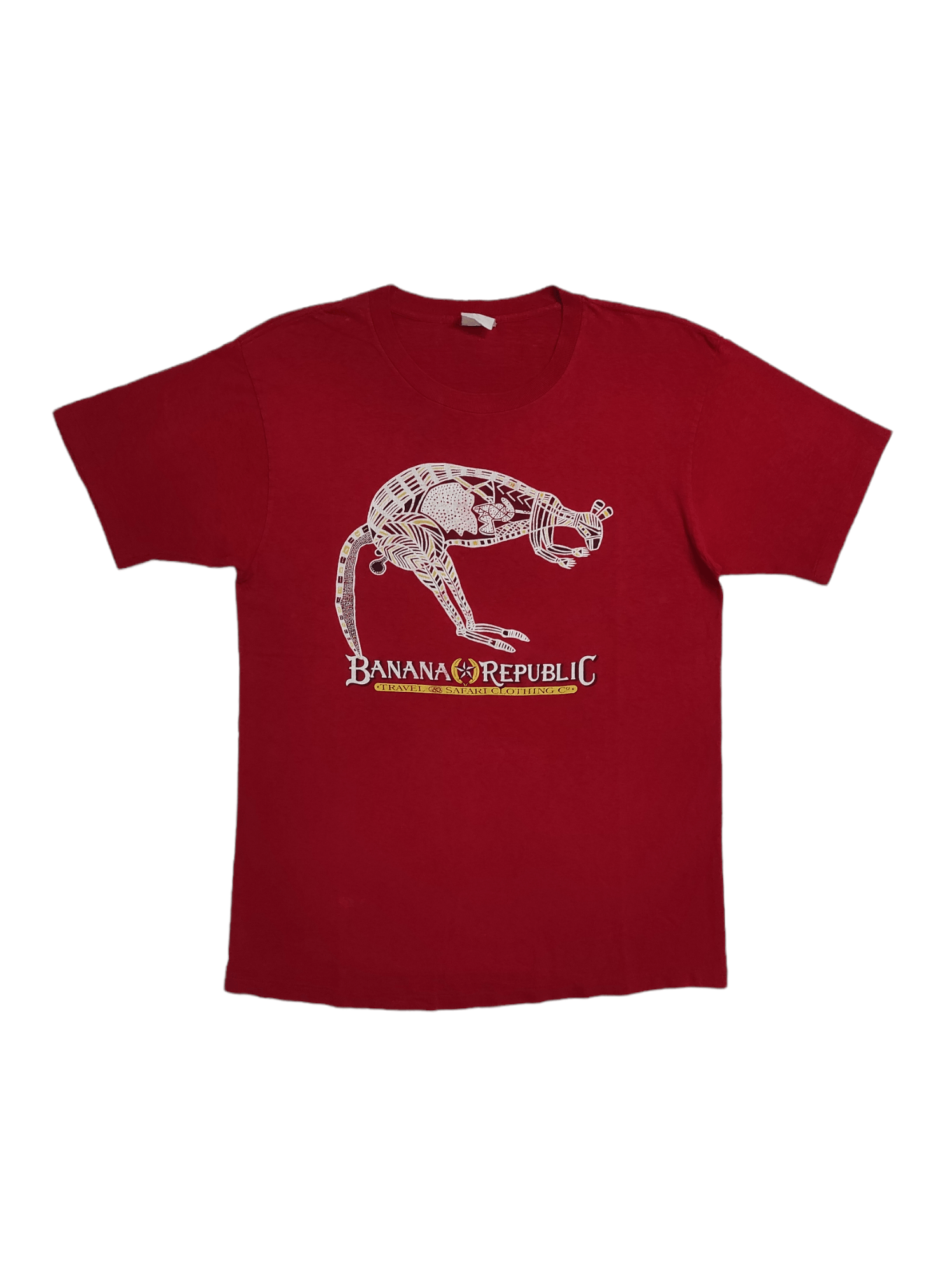 Banana Republic Vintage 80's BANANA REPUBLIC TRAVEL & SAFARI Paper thin tee Size US L / EU 52-54 / 3 - 1 Thumbnail