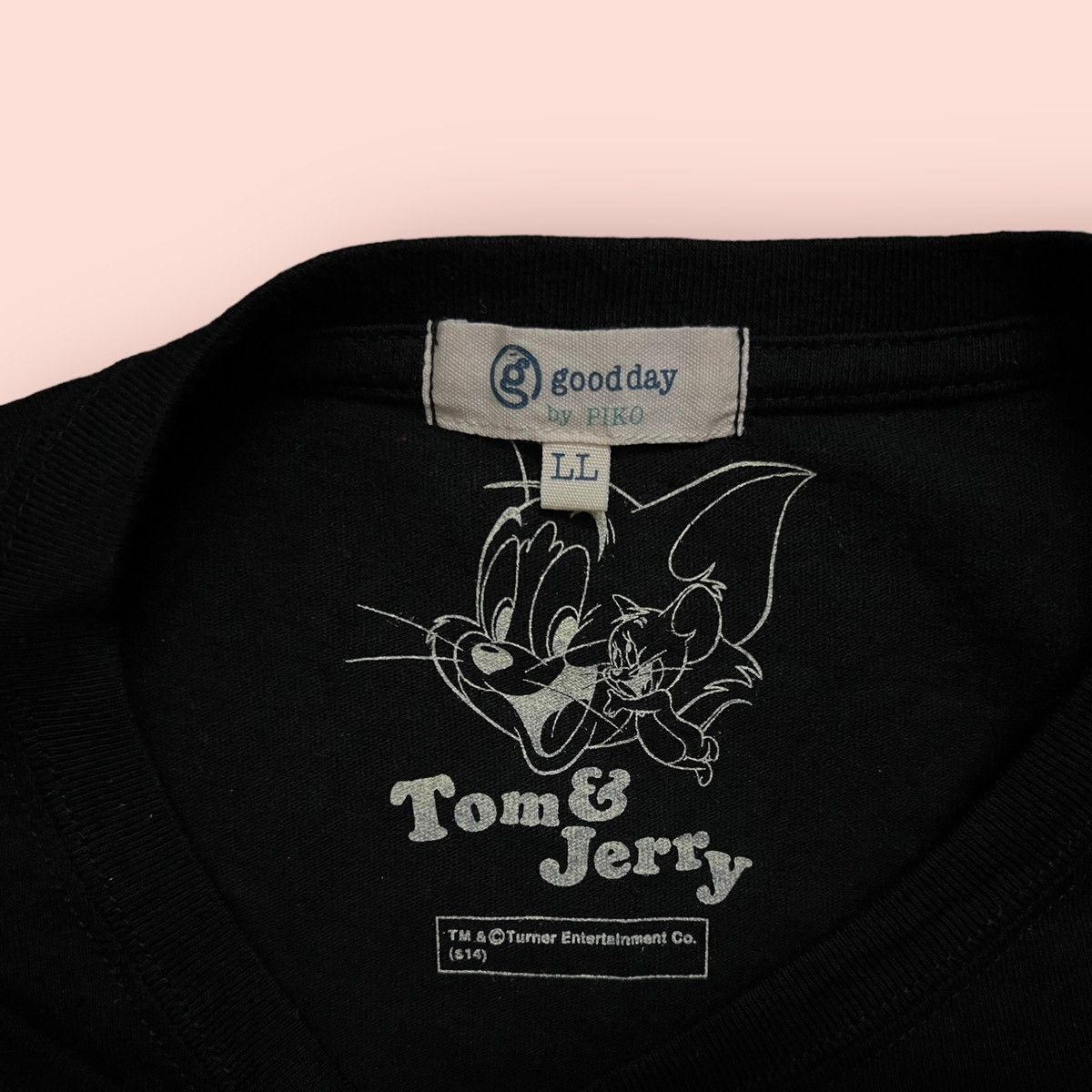 Japanese Brand VINTAGE TOM & JERRY X PIKO X GOOD DAY POCKET TEE Size US L / EU 52-54 / 3 - 19 Thumbnail