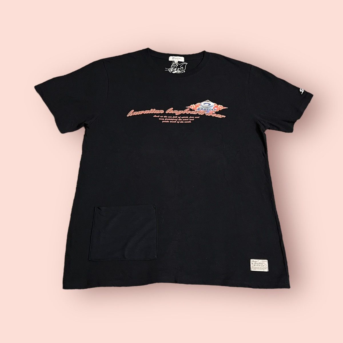 Japanese Brand VINTAGE TOM & JERRY X PIKO X GOOD DAY POCKET TEE Size US L / EU 52-54 / 3 - 9 Thumbnail