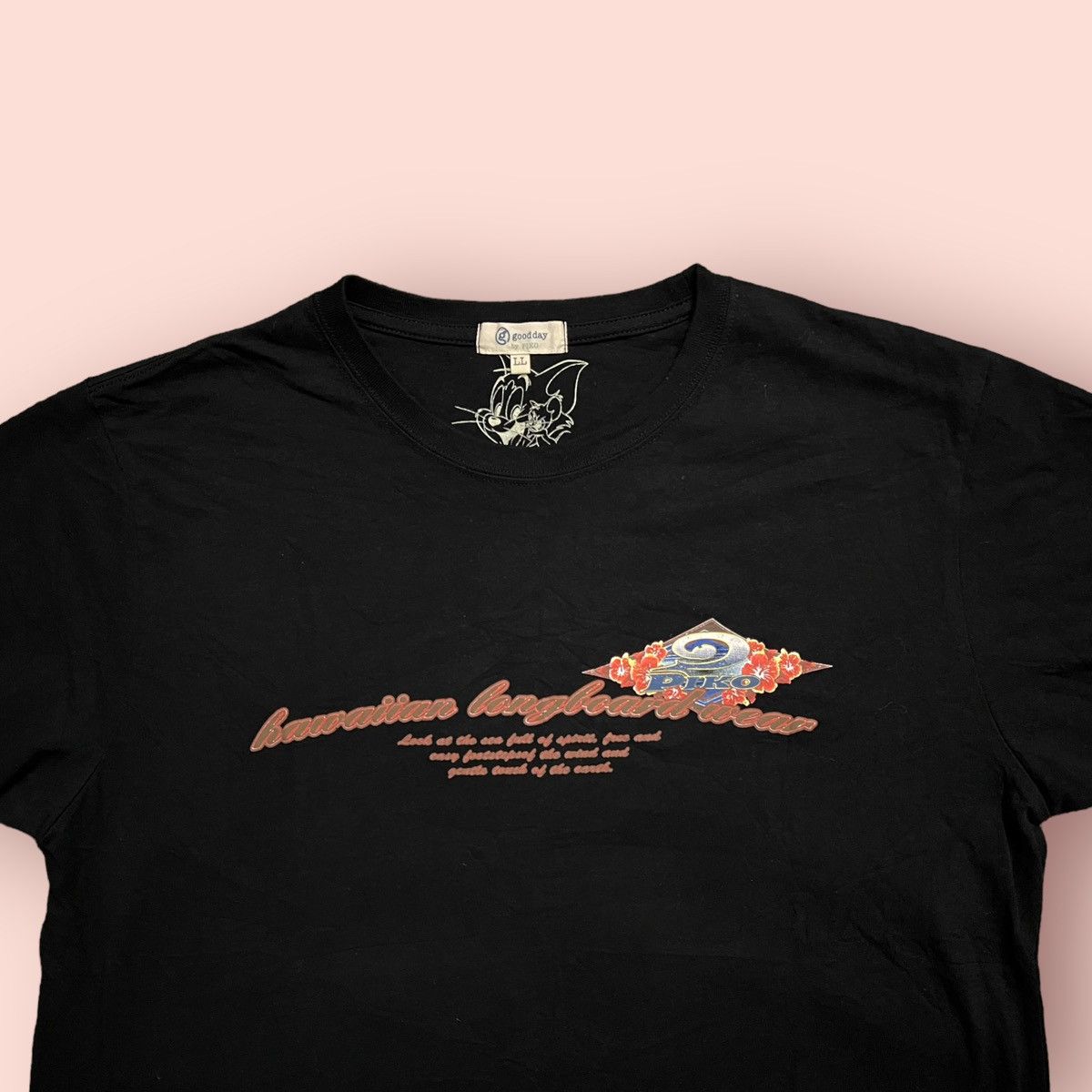 Japanese Brand VINTAGE TOM & JERRY X PIKO X GOOD DAY POCKET TEE Size US L / EU 52-54 / 3 - 17 Thumbnail