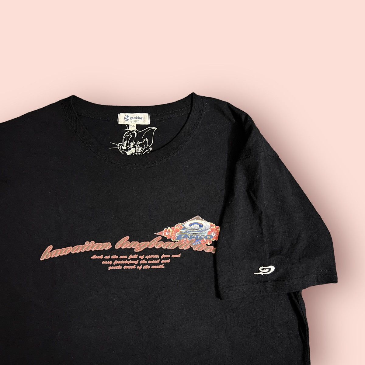 Japanese Brand VINTAGE TOM & JERRY X PIKO X GOOD DAY POCKET TEE Size US L / EU 52-54 / 3 - 3 Thumbnail