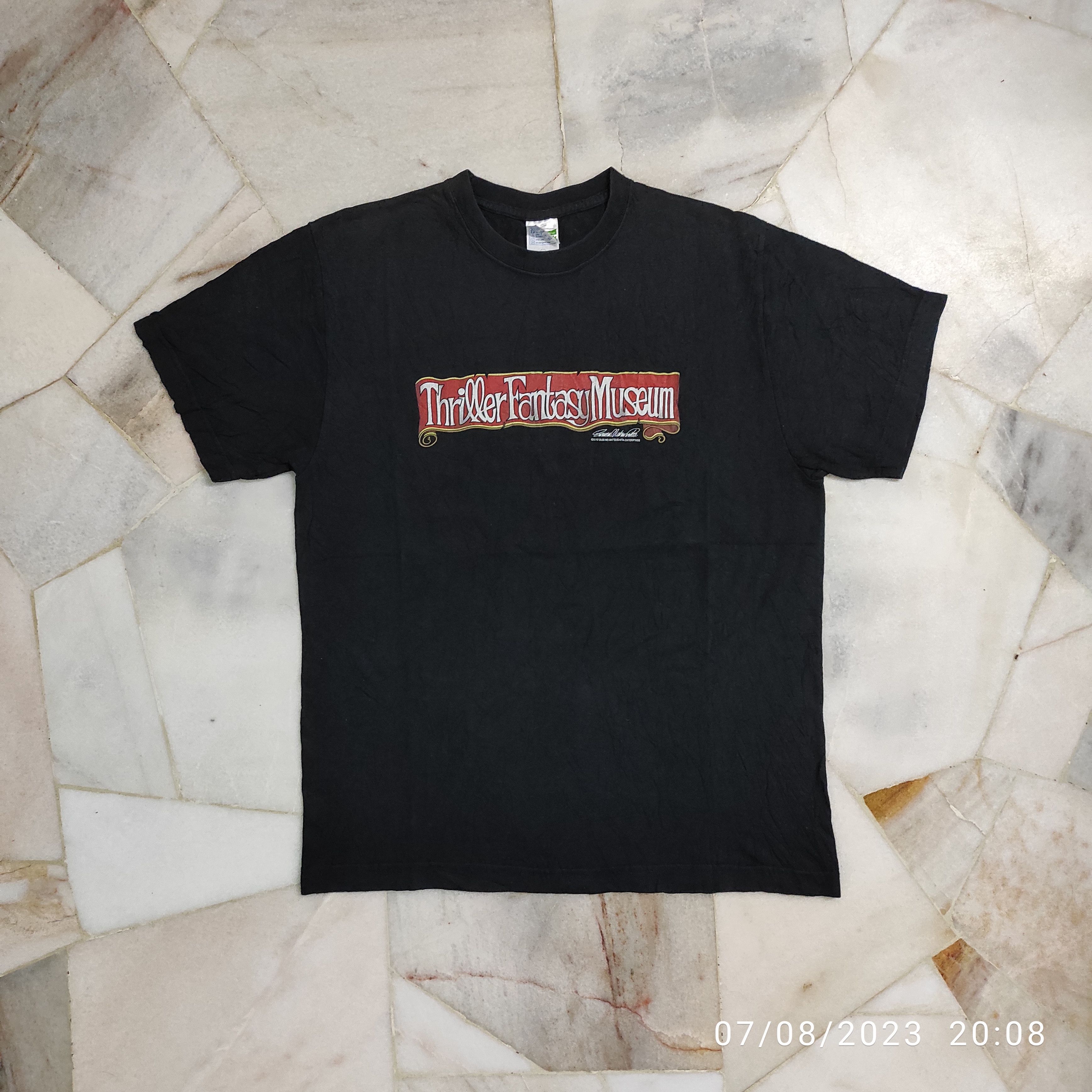 Japanese Brand 2010 Thriller Fantasy Museum Susumu Matsushita Ent Staff tee Size US L / EU 52-54 / 3 - 1 Thumbnail