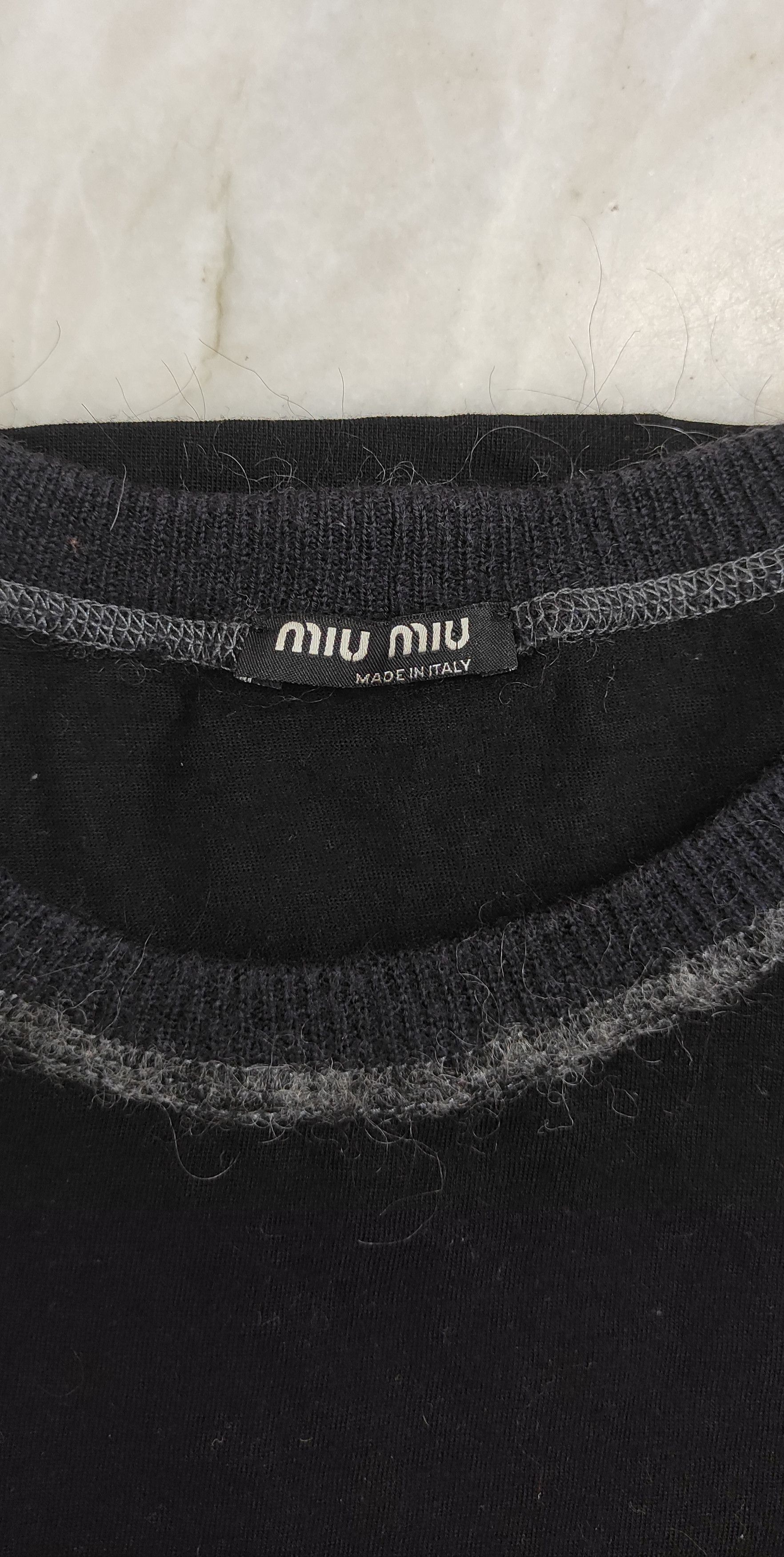 miu miu2003fw mens archiveメルトンウールジャケット 三越伊勢丹 | MIU MIU/ミュウミュウ通販 | モヘア ブルゾン