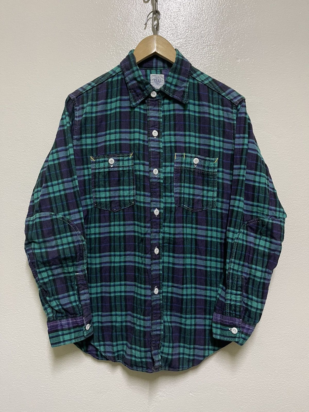 Post Overalls Post Overall Flannel Shirt Long Sleeve Size US M / EU 48-50 / 2 - 1 Thumbnail