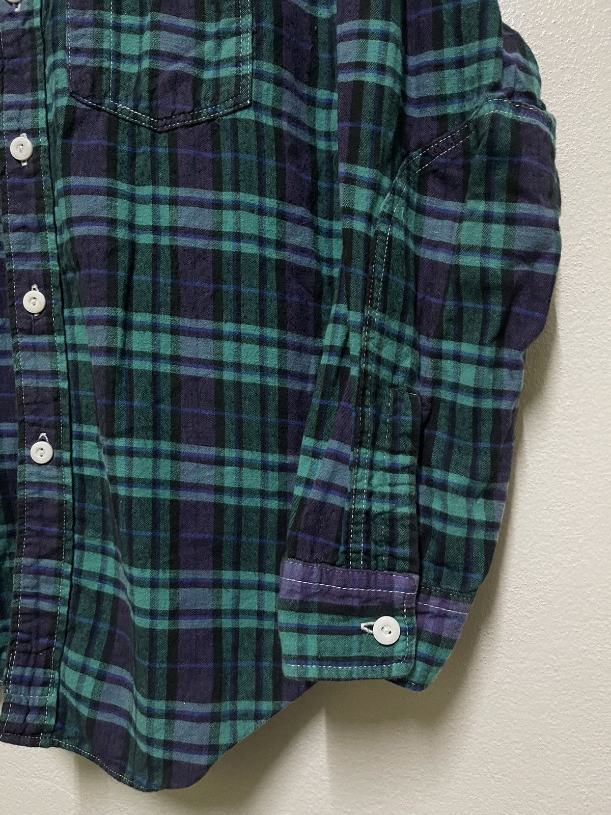 Post Overalls Post Overall Flannel Shirt Long Sleeve Size US M / EU 48-50 / 2 - 6 Thumbnail