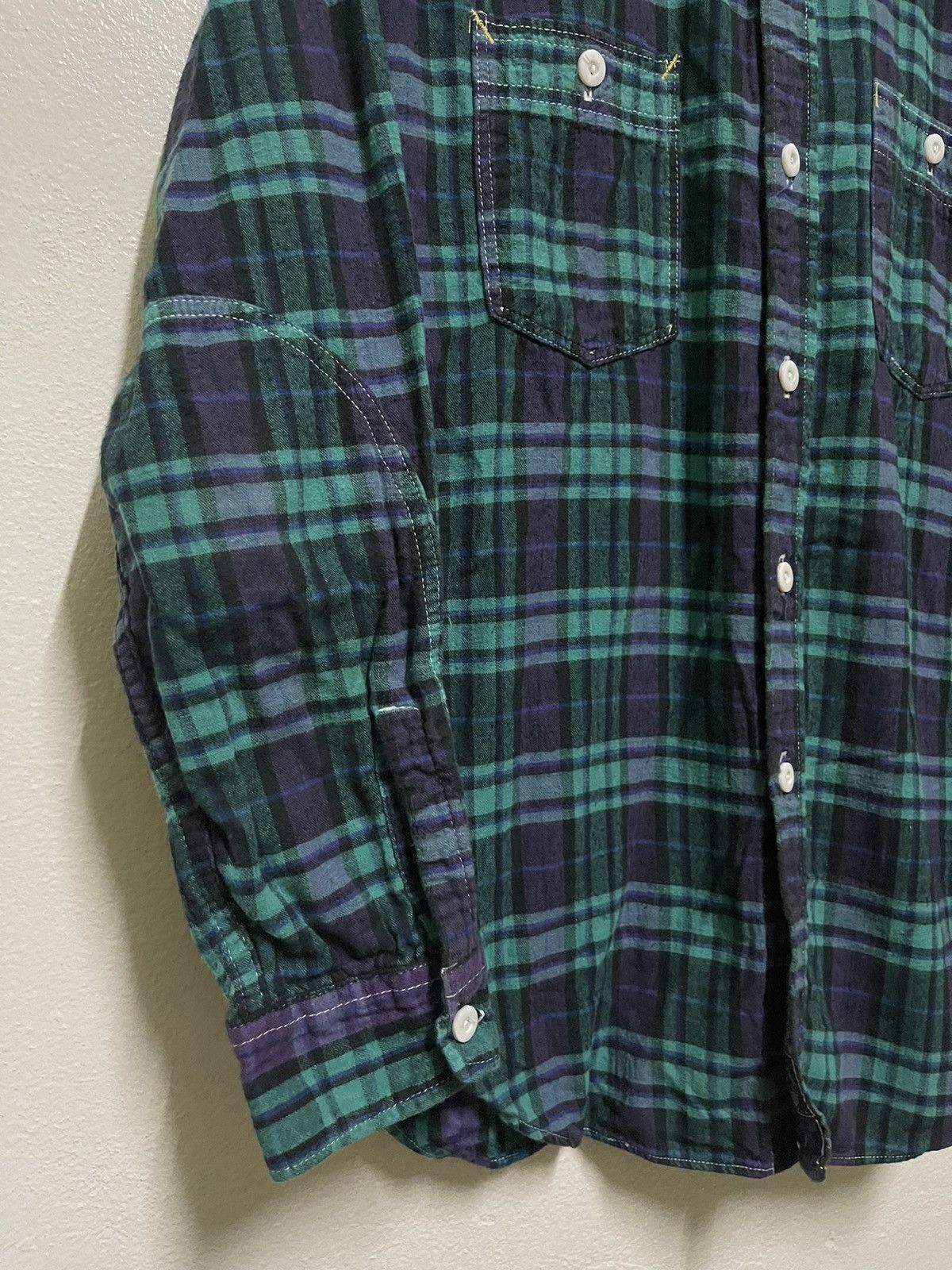 Post Overalls Post Overall Flannel Shirt Long Sleeve Size US M / EU 48-50 / 2 - 3 Thumbnail