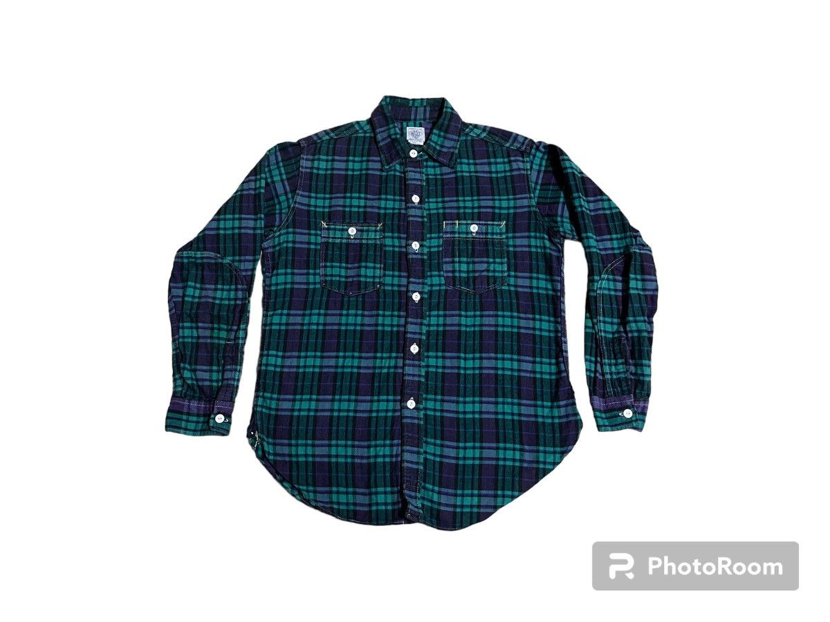 Post Overalls Post Overall Flannel Shirt Long Sleeve Size US M / EU 48-50 / 2 - 16 Thumbnail