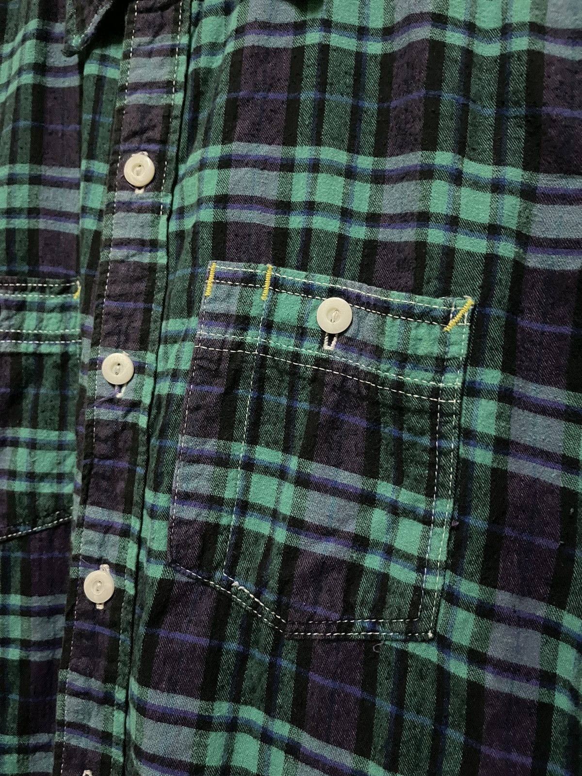 Post Overalls Post Overall Flannel Shirt Long Sleeve Size US M / EU 48-50 / 2 - 7 Thumbnail