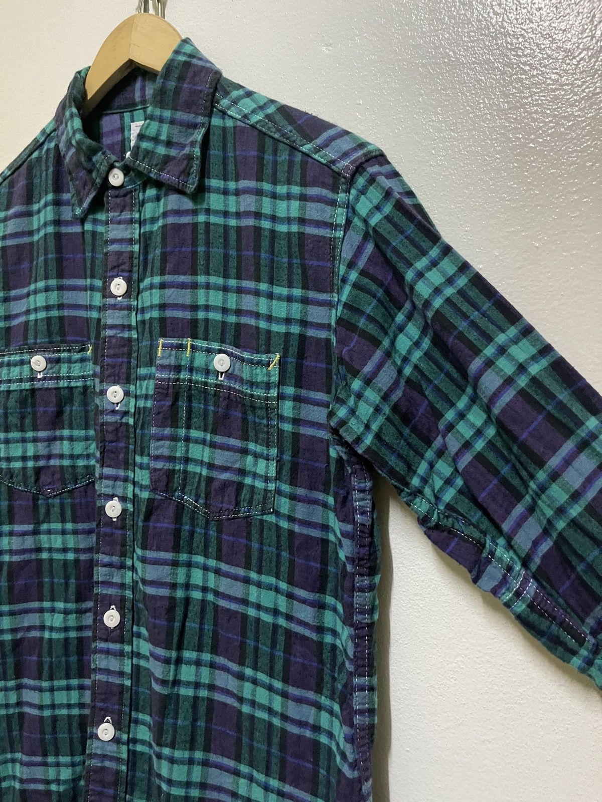 Post Overalls Post Overall Flannel Shirt Long Sleeve Size US M / EU 48-50 / 2 - 5 Thumbnail