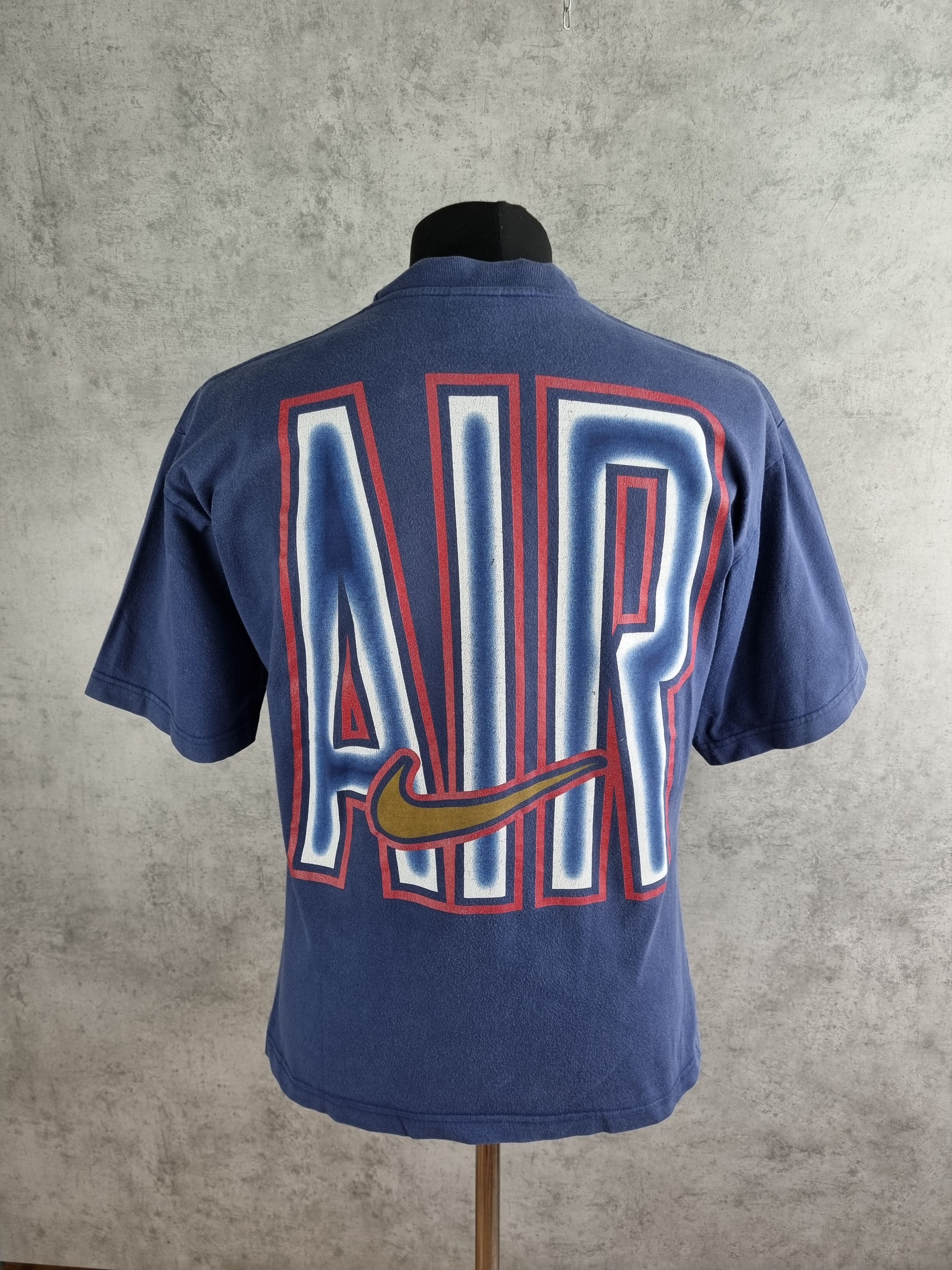 Nike × Vintage Faded 90s NIKE AIR Big Back Logo Tee shirt Vintage Size US M / EU 48-50 / 2 - 4 Thumbnail