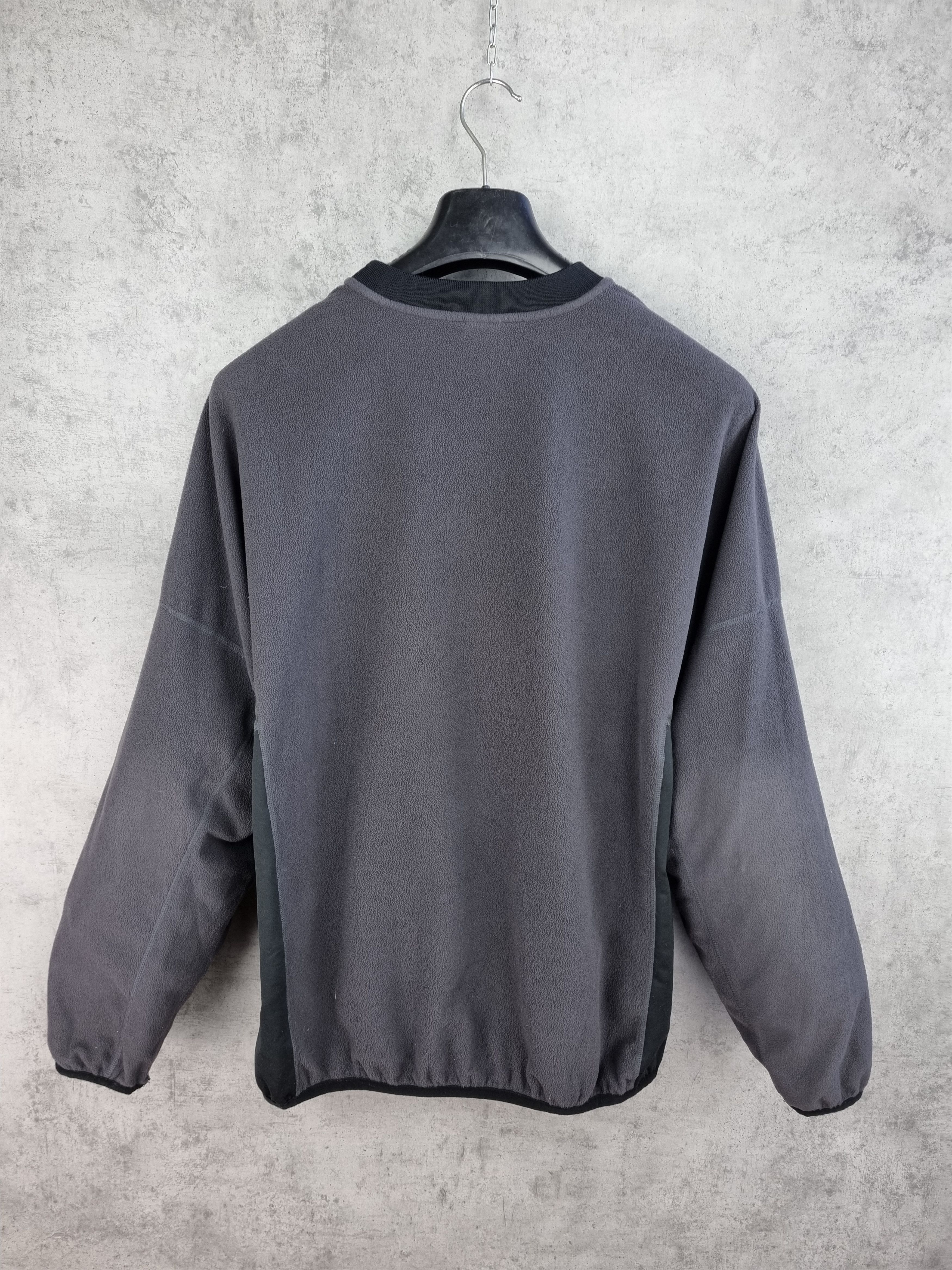Nike × Vintage 90s Nike Fleece Ninja Center Swoosh Sweatshirt Size US L / EU 52-54 / 3 - 5 Thumbnail