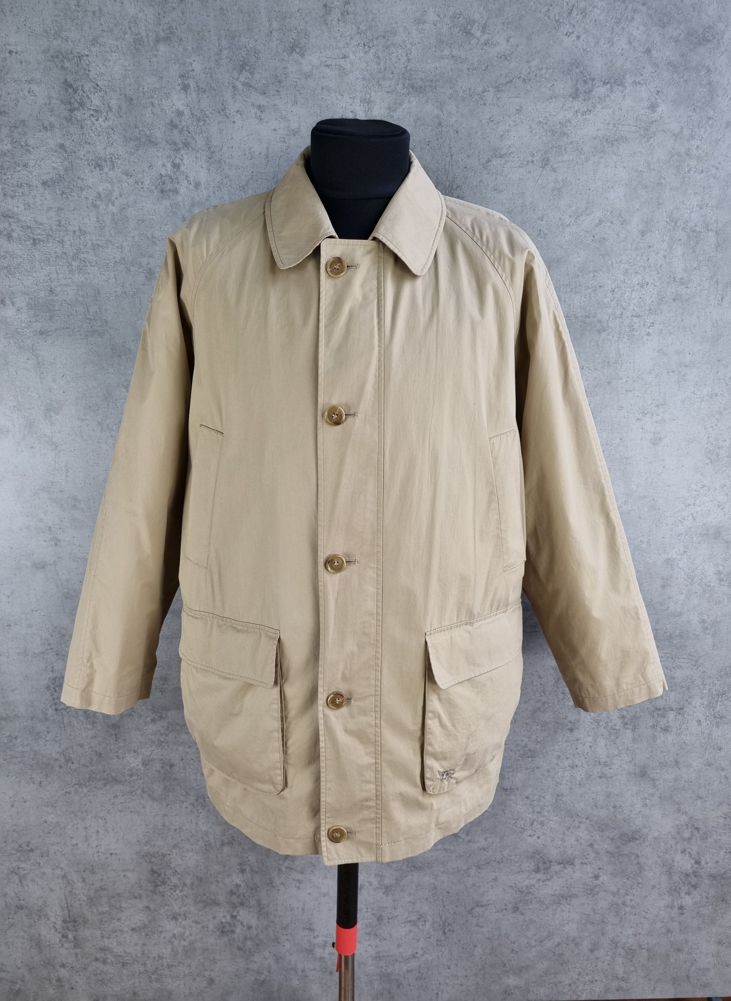 Burberry × Burberry Prorsum × Vintage 80s Vintage Burberrys Parka Light Jacket Size US XL / EU 56 / 4 - 4 Thumbnail