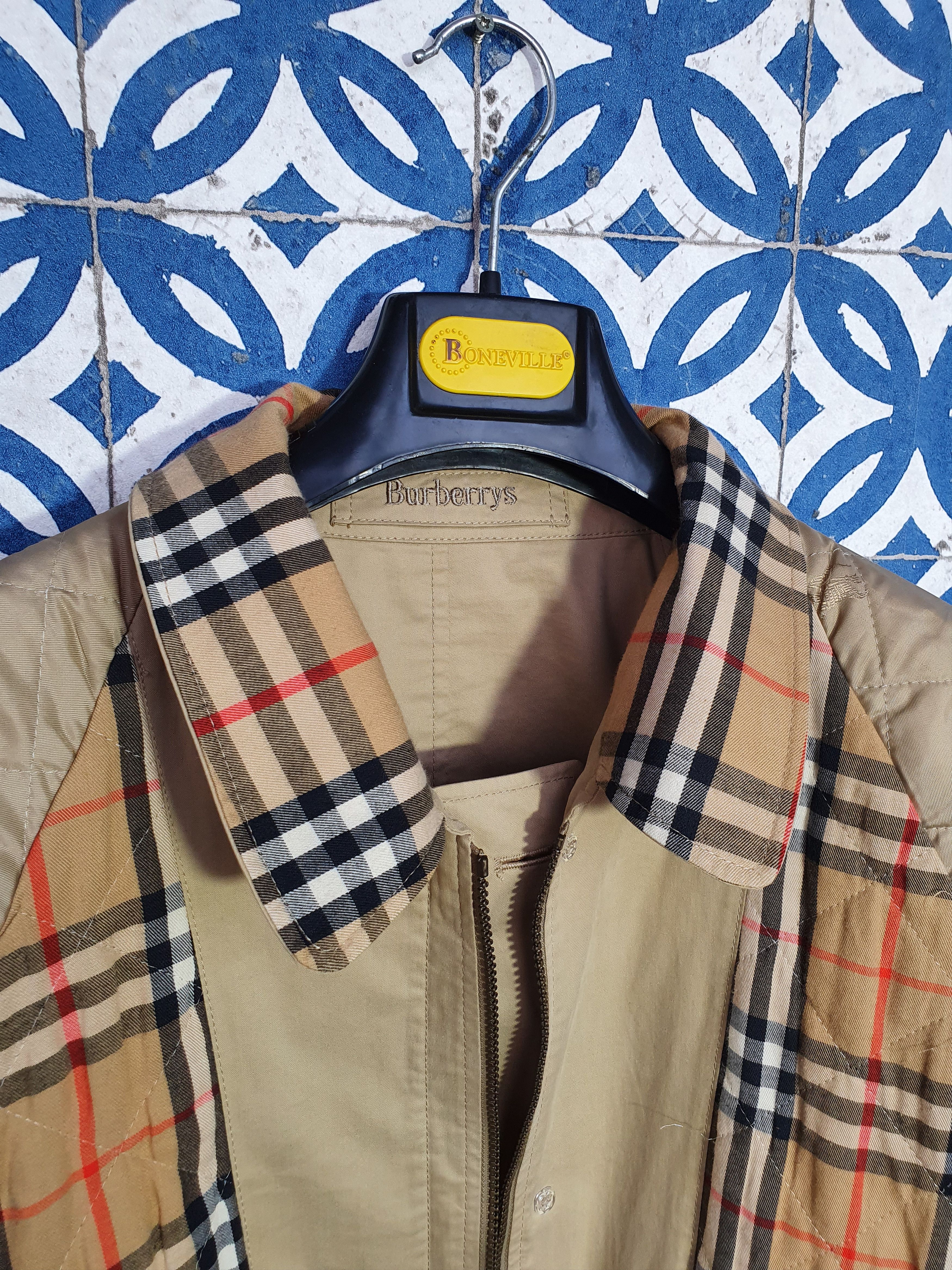 Burberry × Burberry Prorsum × Vintage 80s Vintage Burberrys Parka Light Jacket Size US XL / EU 56 / 4 - 3 Thumbnail