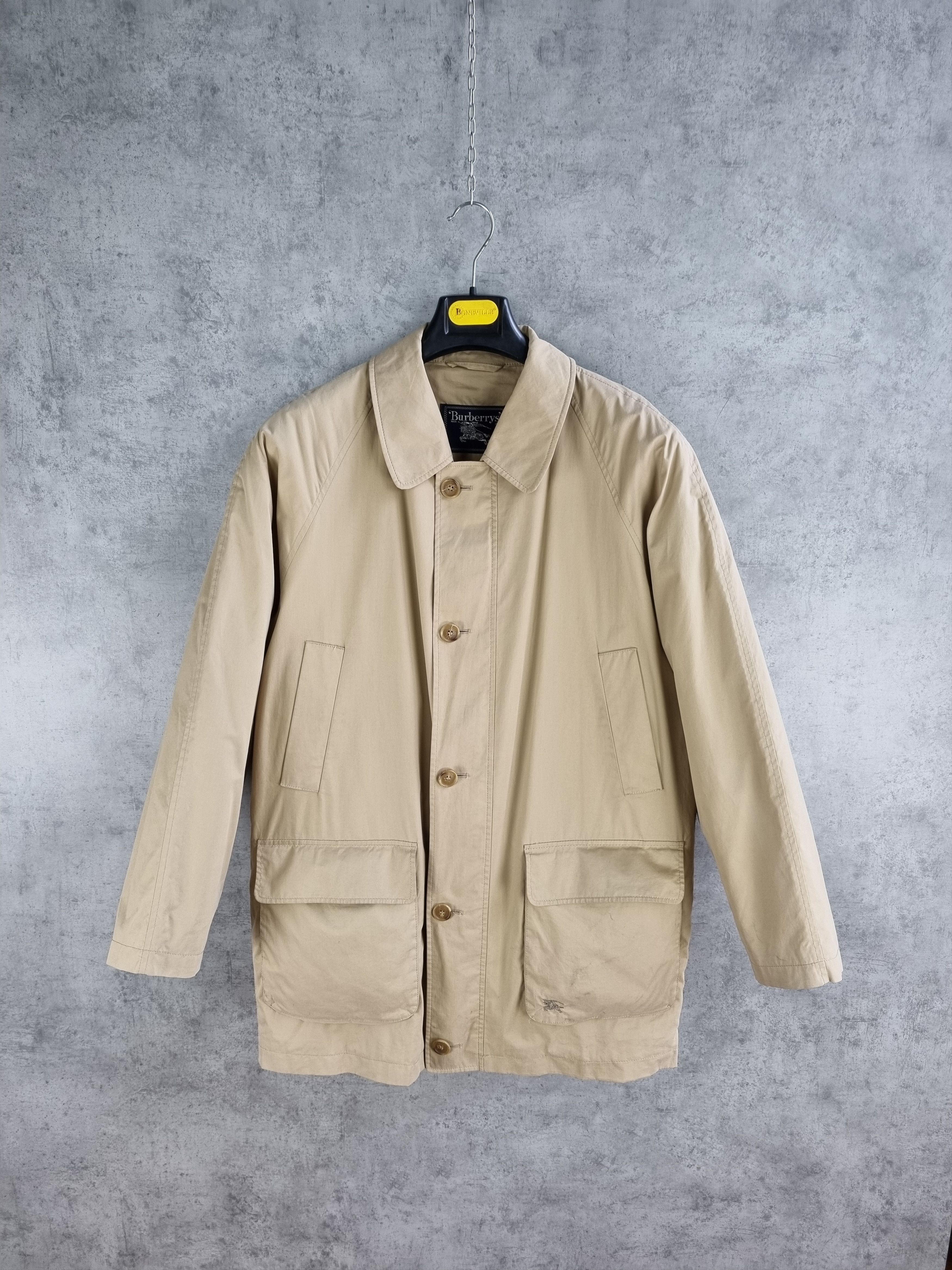 Burberry × Burberry Prorsum × Vintage 80s Vintage Burberrys Parka Light Jacket Size US XL / EU 56 / 4 - 23 Thumbnail