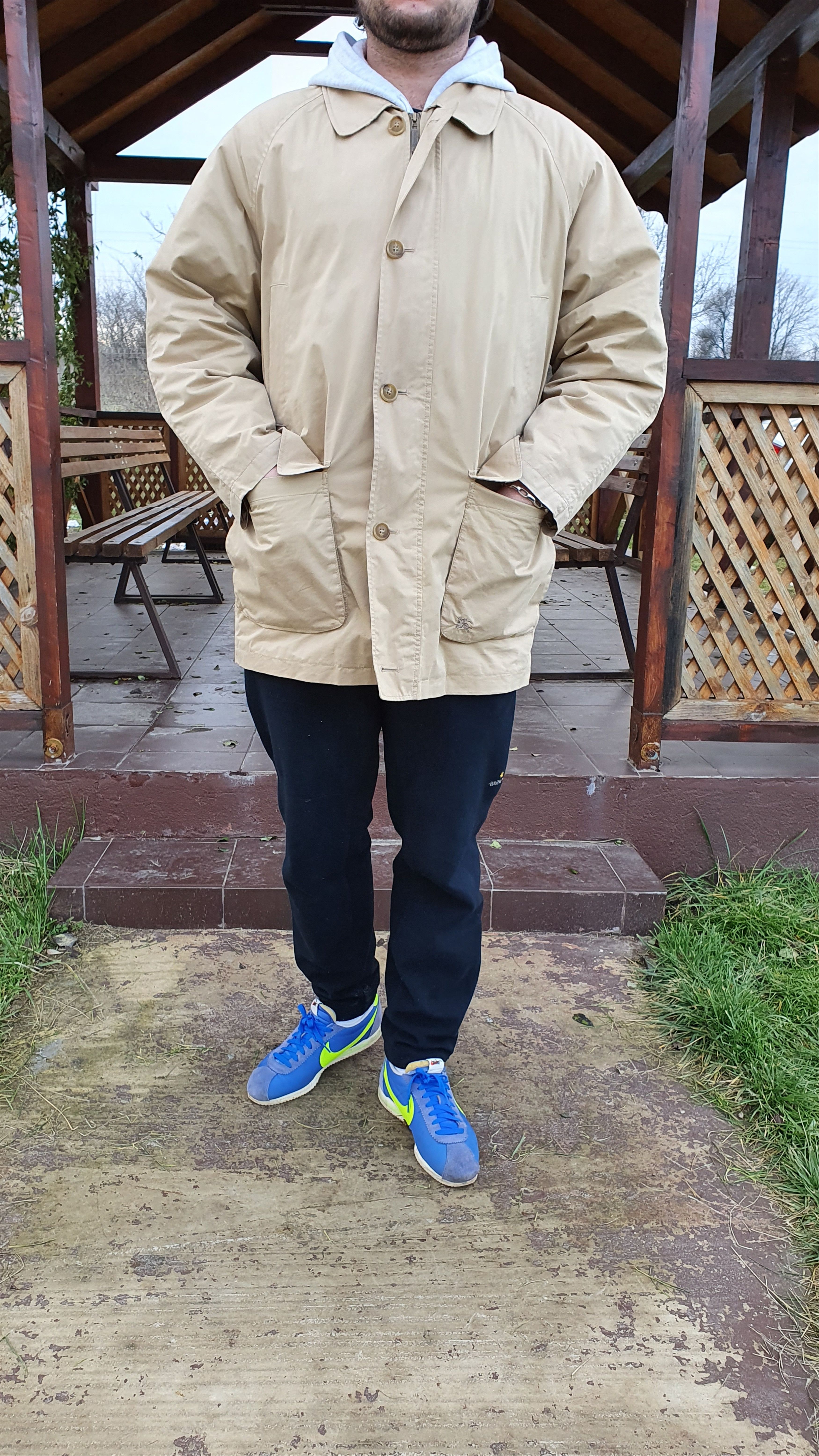 Burberry × Burberry Prorsum × Vintage 80s Vintage Burberrys Parka Light Jacket Size US XL / EU 56 / 4 - 10 Thumbnail