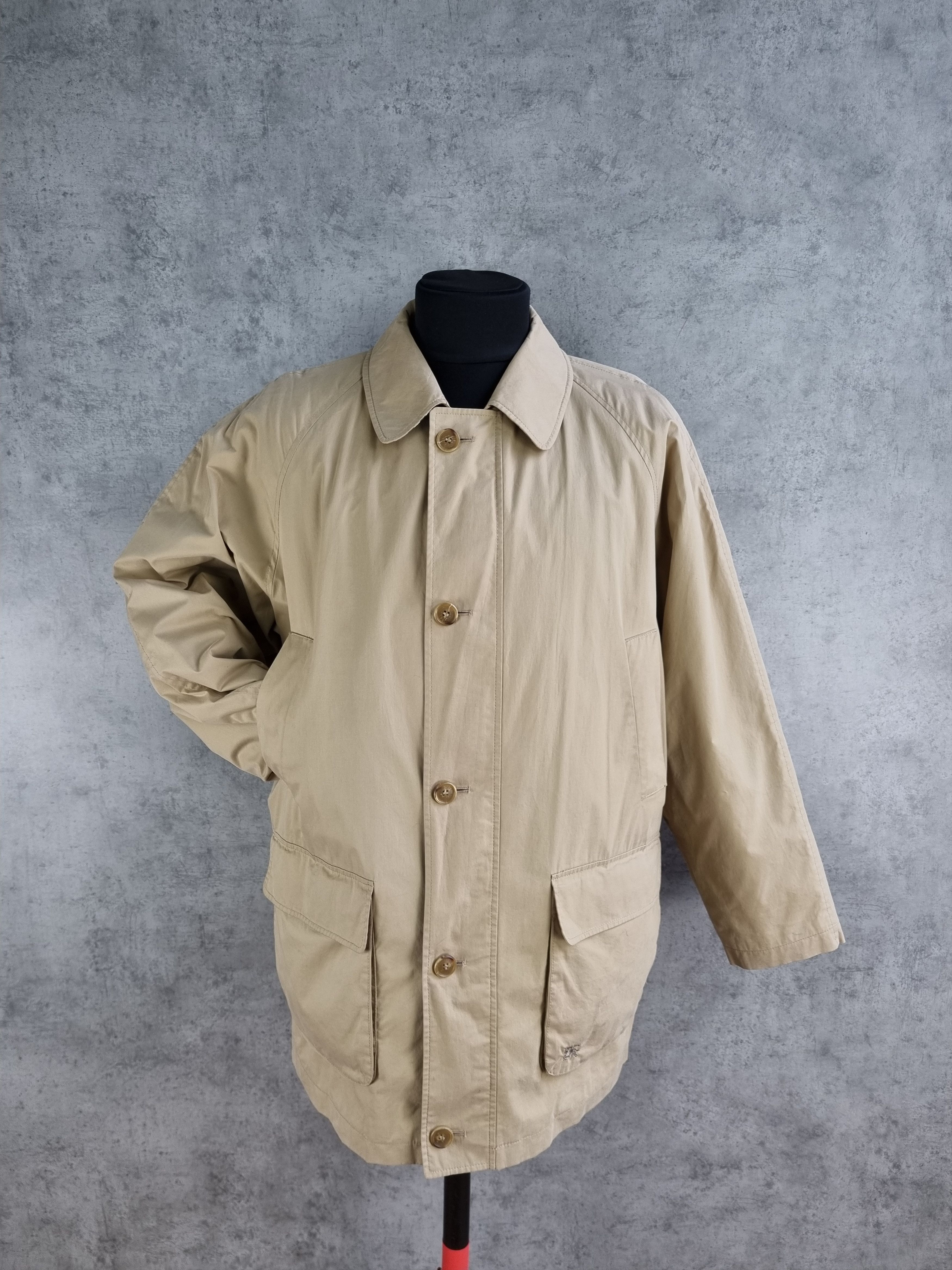 Burberry × Burberry Prorsum × Vintage 80s Vintage Burberrys Parka Light Jacket Size US XL / EU 56 / 4 - 2 Thumbnail