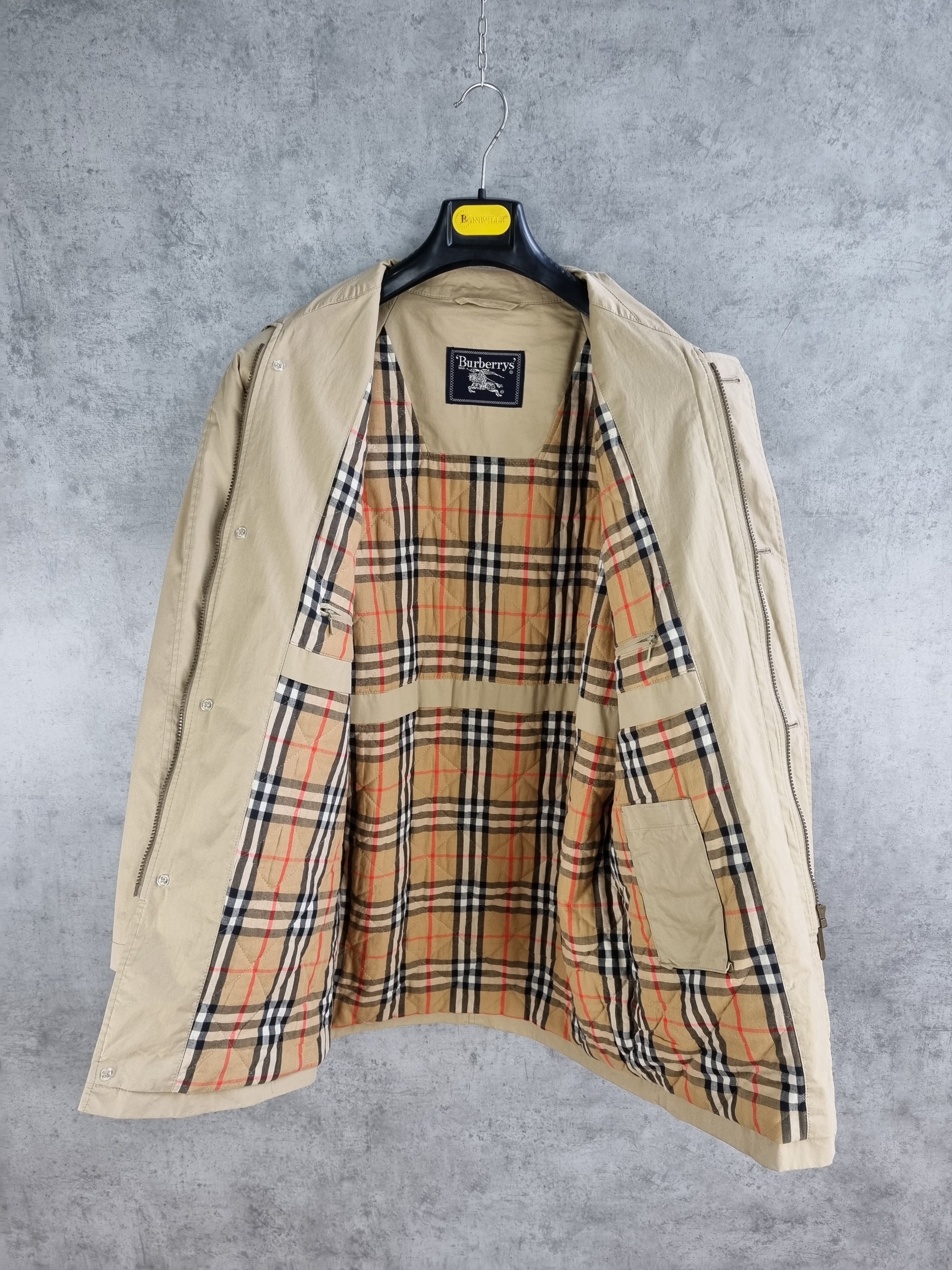 Burberry × Burberry Prorsum × Vintage 80s Vintage Burberrys Parka Light Jacket Size US XL / EU 56 / 4 - 7 Thumbnail
