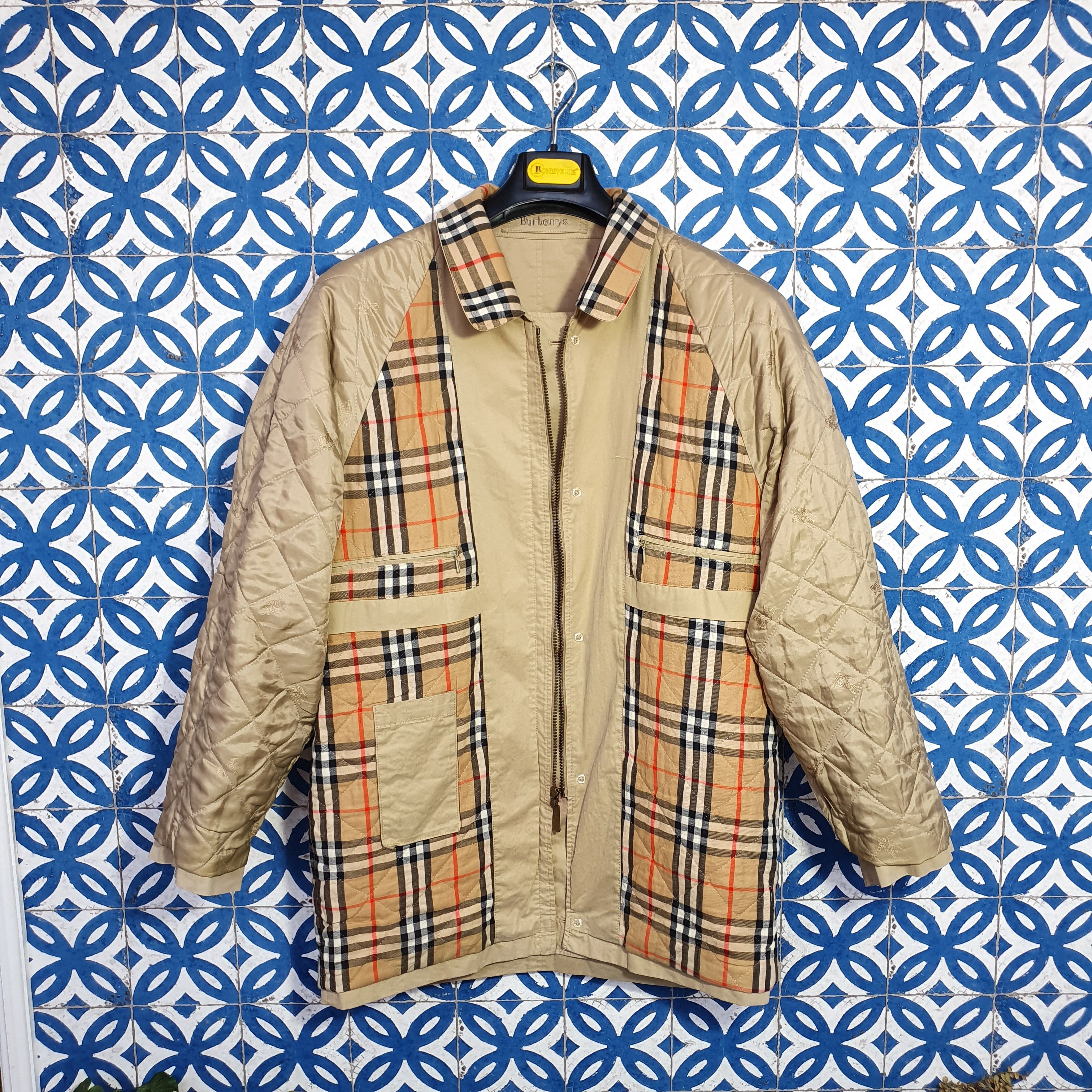 Burberry × Burberry Prorsum × Vintage 80s Vintage Burberrys Parka Light Jacket Size US XL / EU 56 / 4 - 6 Thumbnail