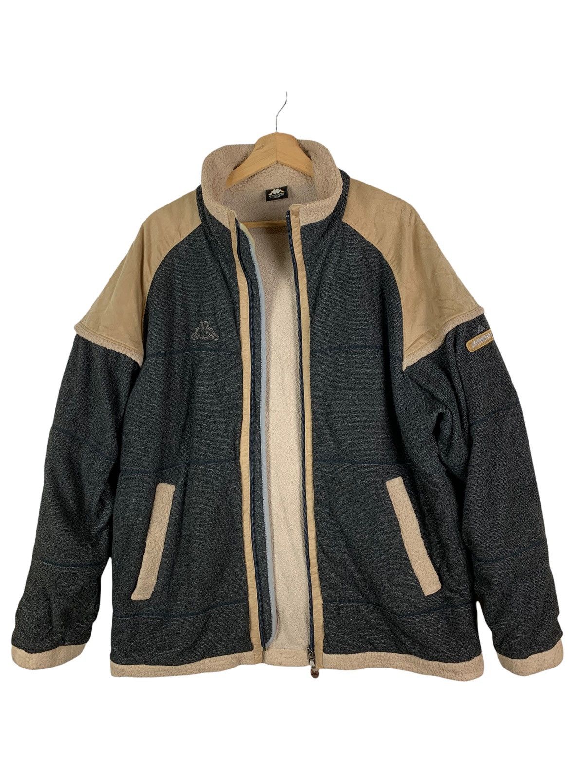 Vintage Kappa Aerothemo Bomber Fleece Jacket