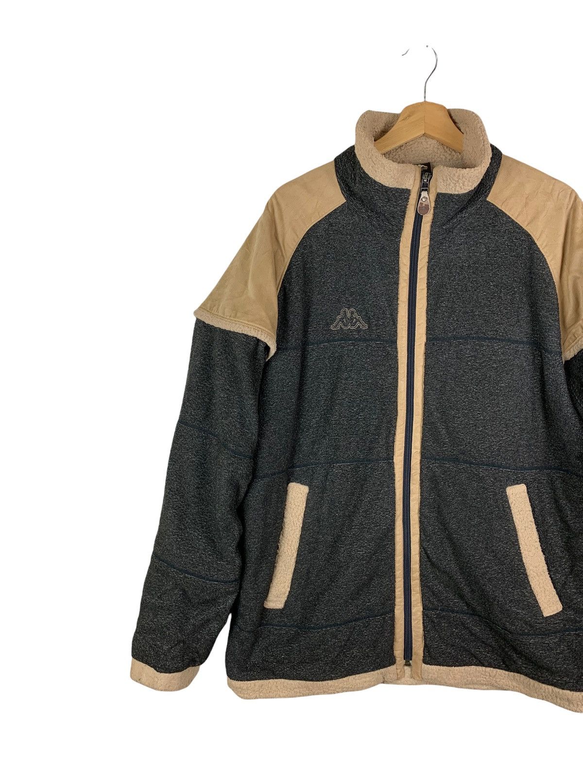 Vintage Kappa Aerothemo Bomber Fleece Jacket