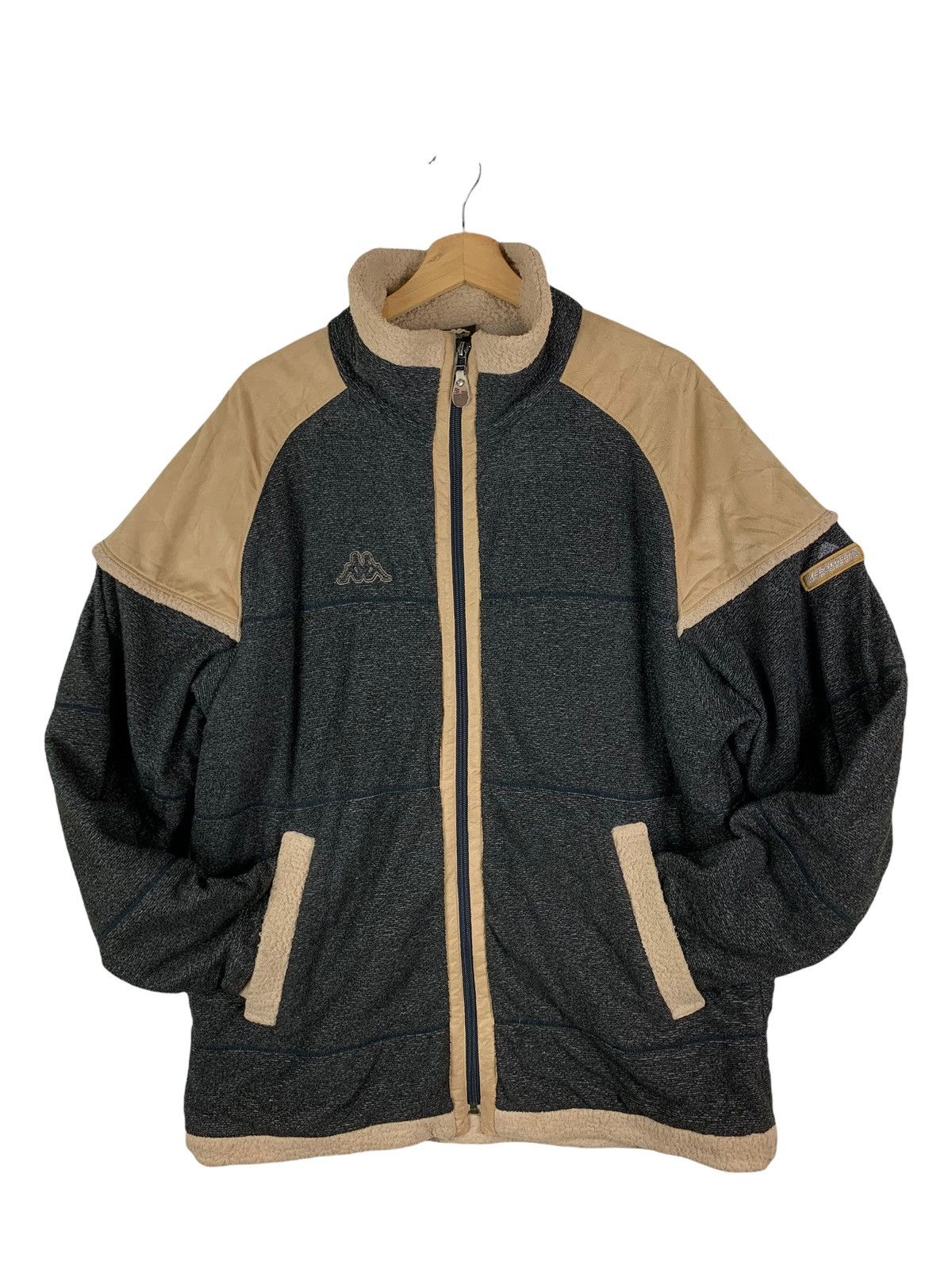 Vintage Kappa Aerothemo Bomber Fleece Jacket